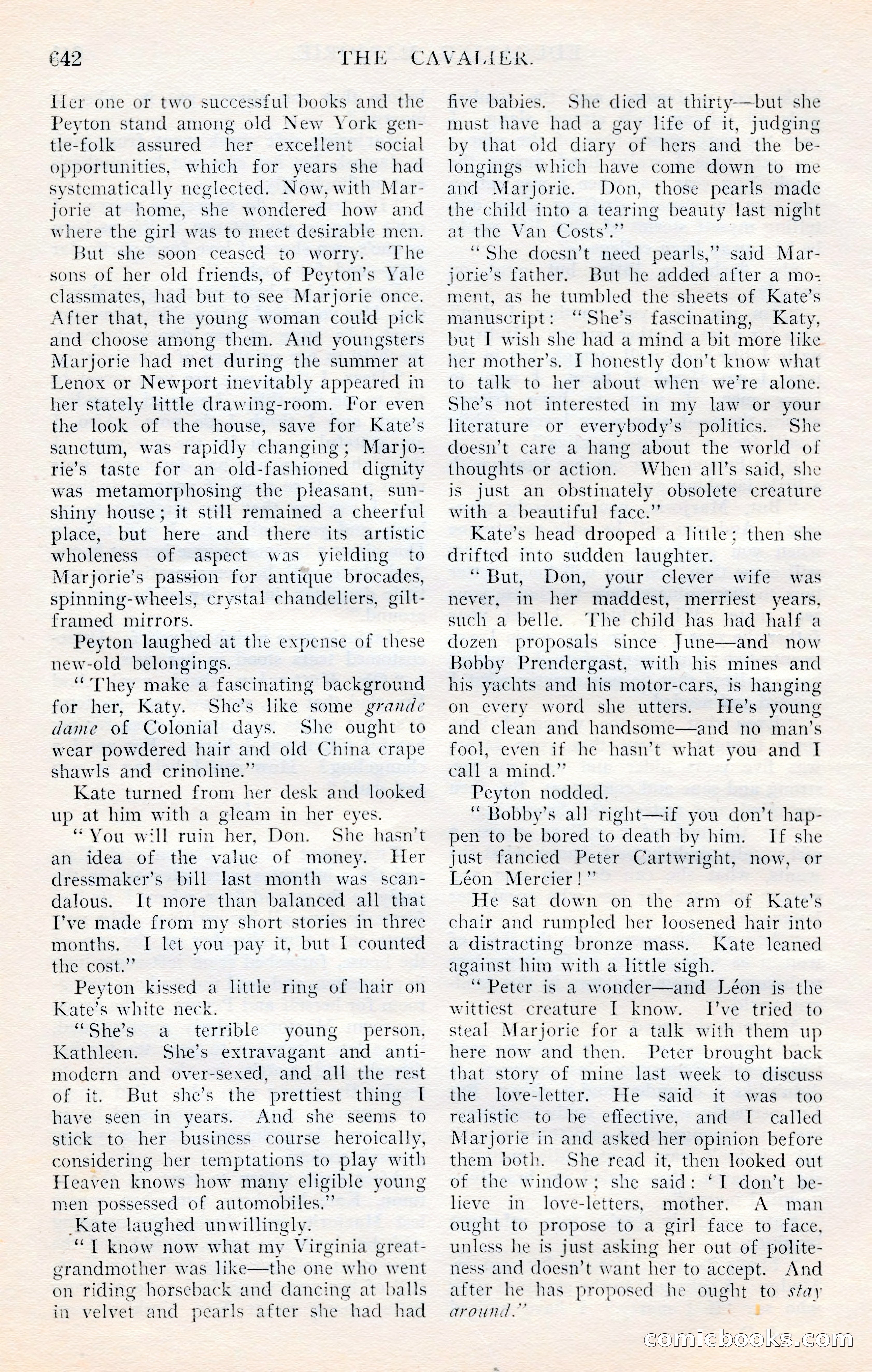 The Cavalier, January 1909 — page 68 of 197