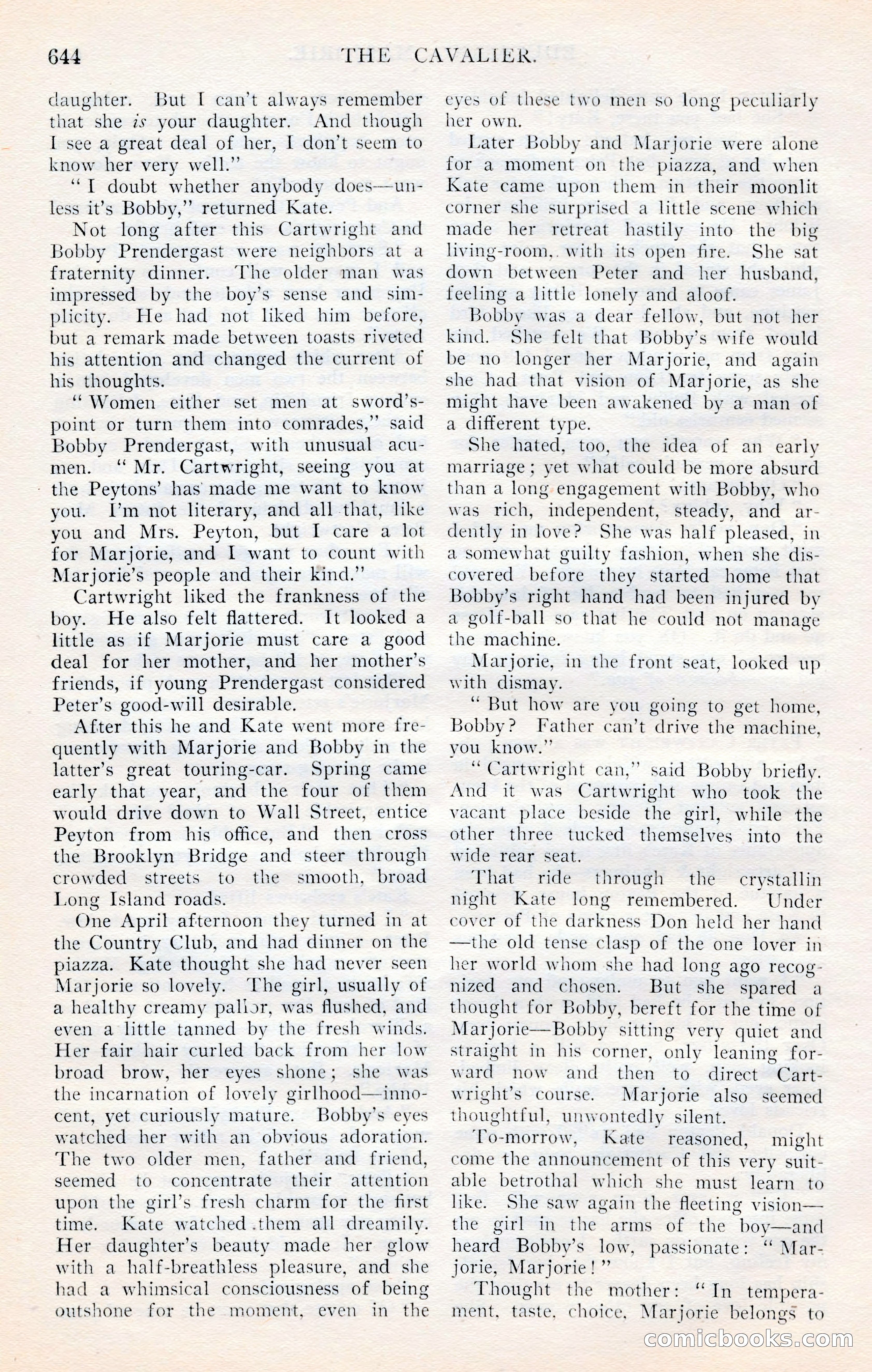 The Cavalier, January 1909 — page 70 of 197