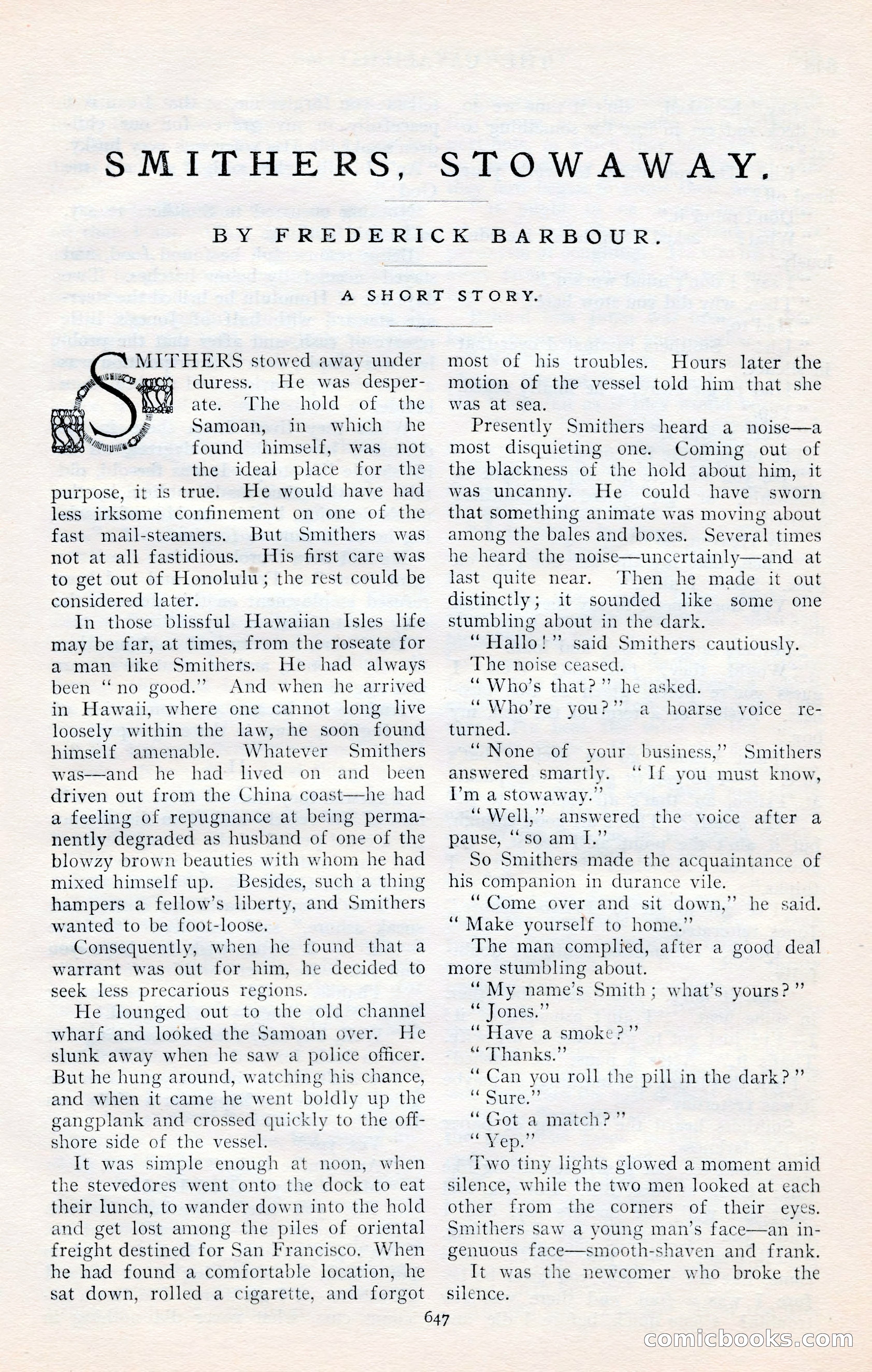 The Cavalier, January 1909 — page 73 of 197