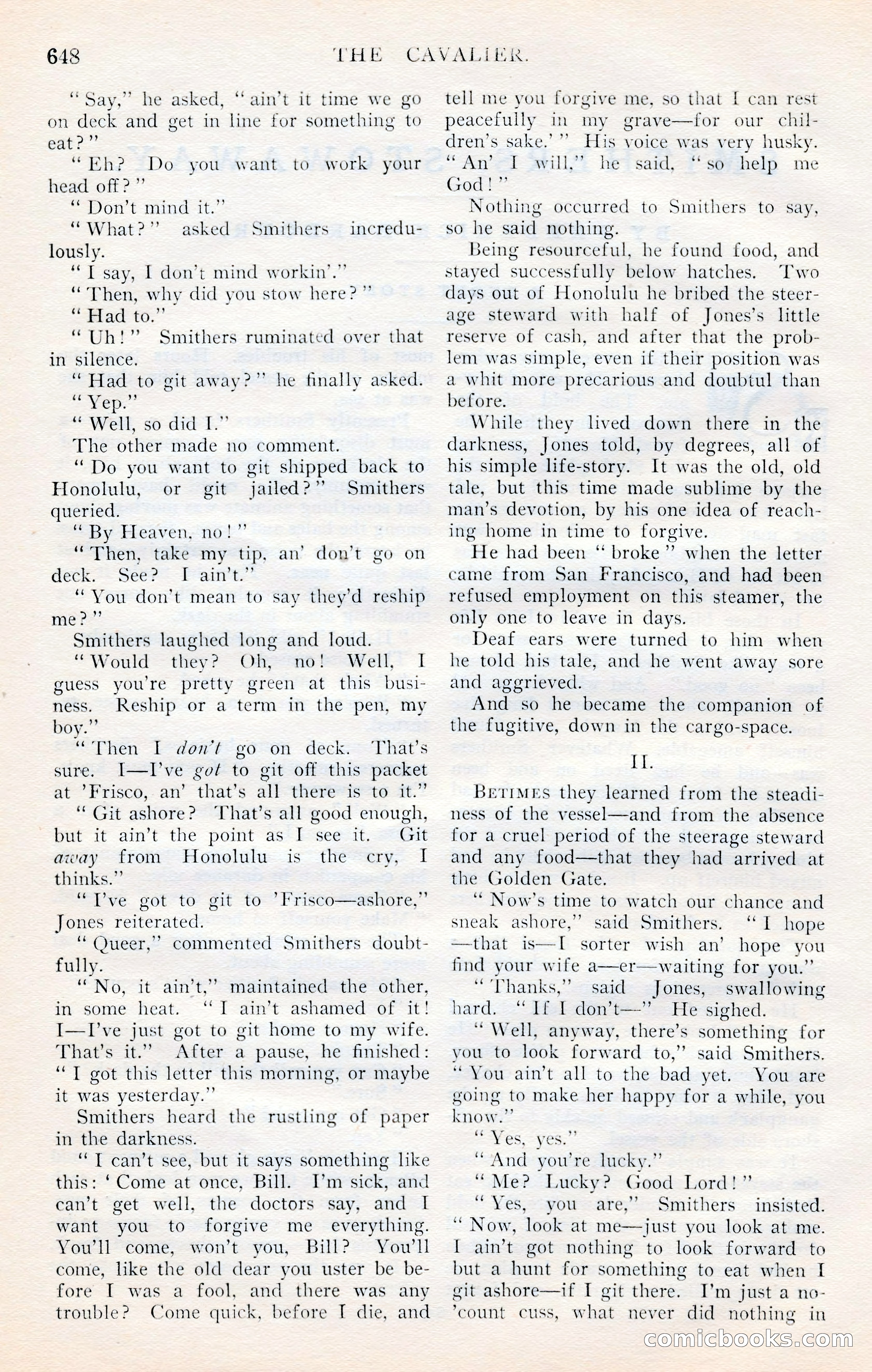 The Cavalier, January 1909 — page 74 of 197