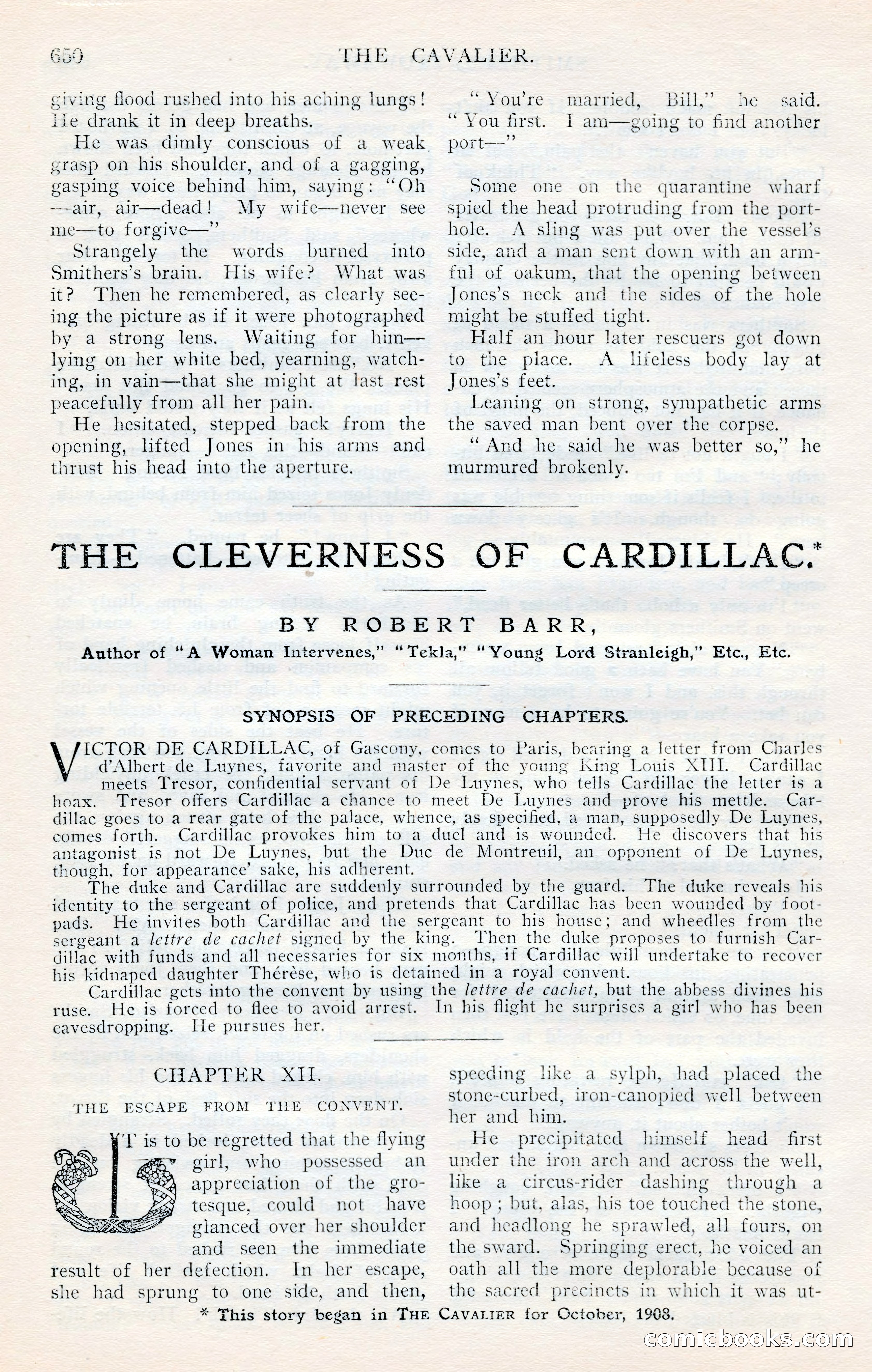 The Cavalier, January 1909 — page 76 of 197