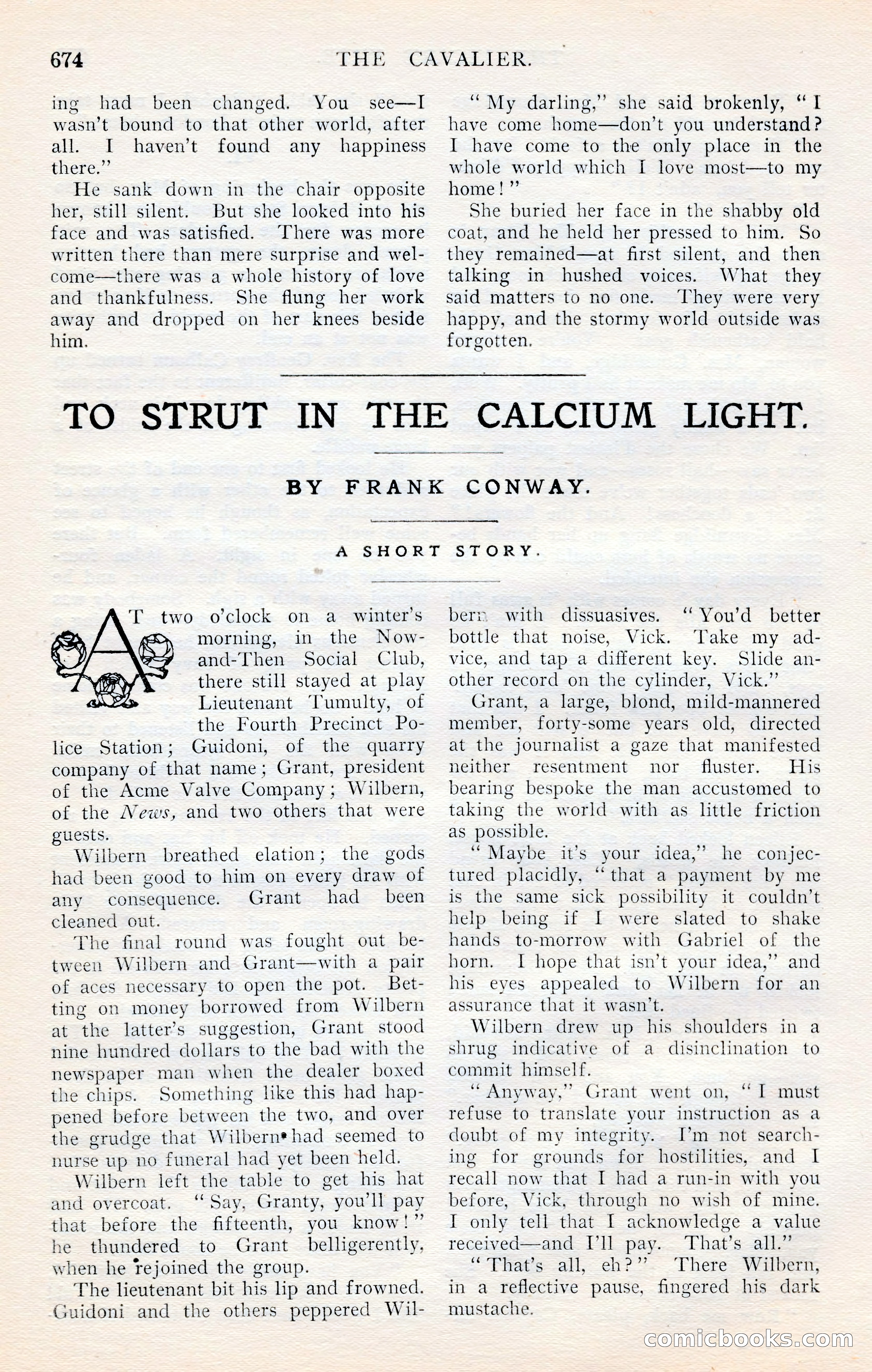 The Cavalier, January 1909 — page 100 of 197