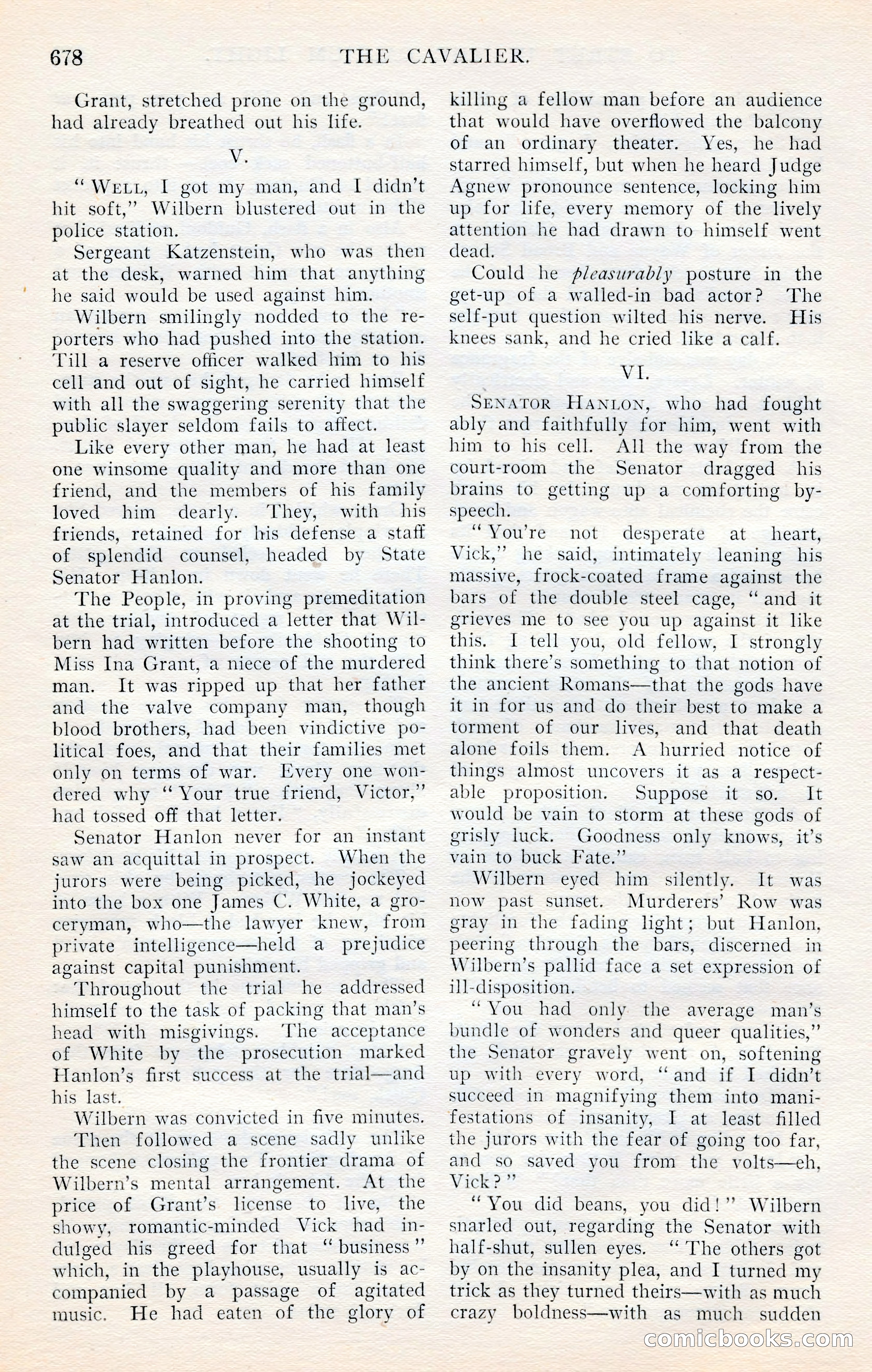 The Cavalier, January 1909 — page 104 of 197