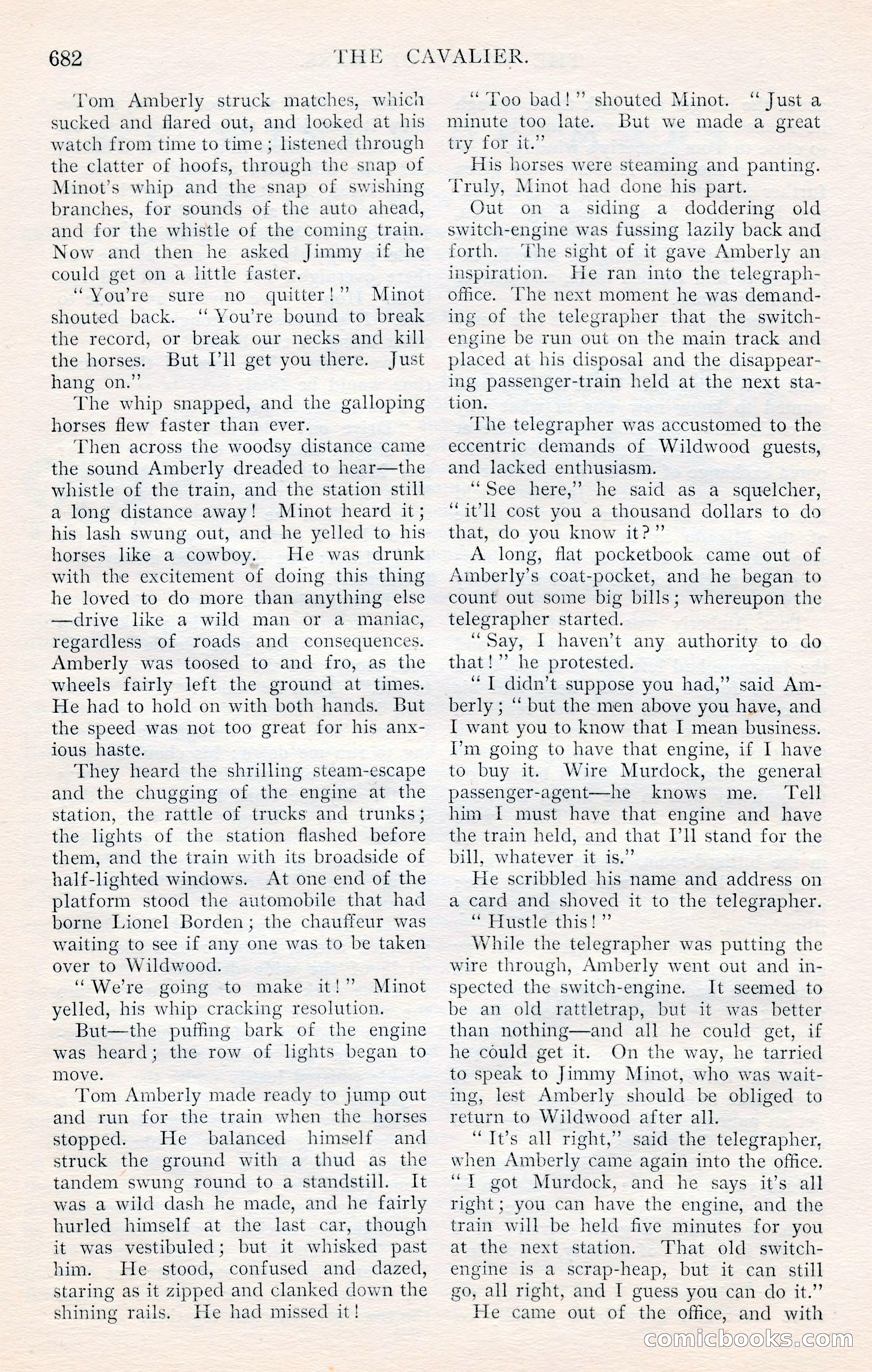 The Cavalier, January 1909 — page 108 of 197