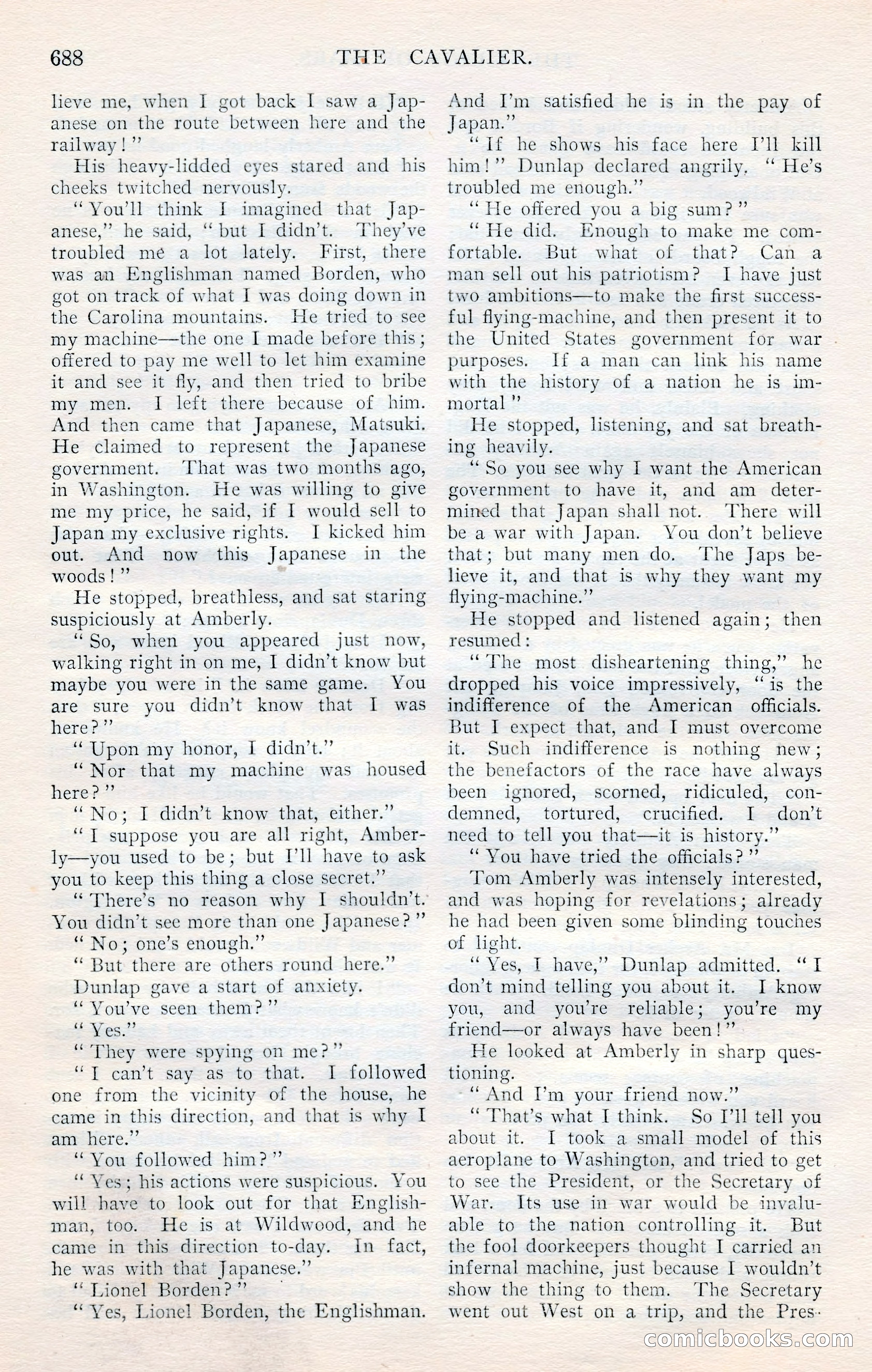 The Cavalier, January 1909 — page 114 of 197