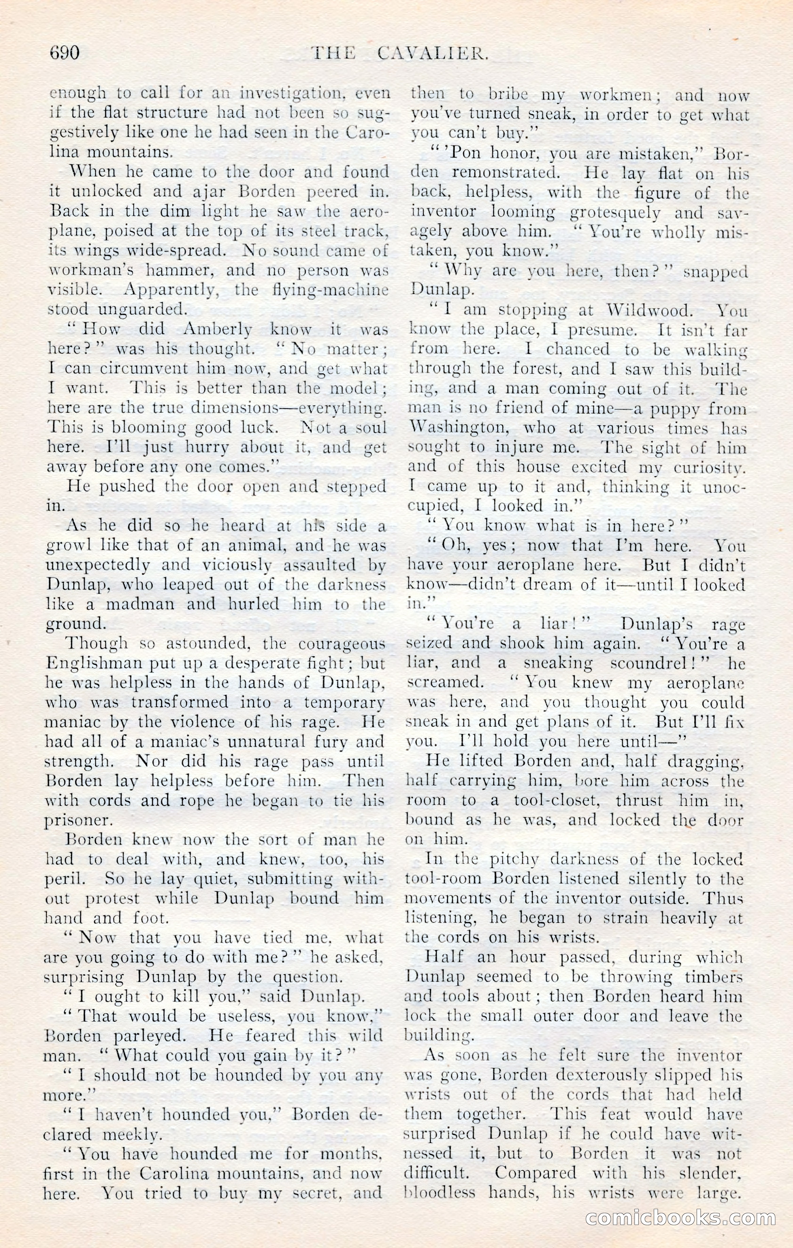 The Cavalier, January 1909 — page 116 of 197