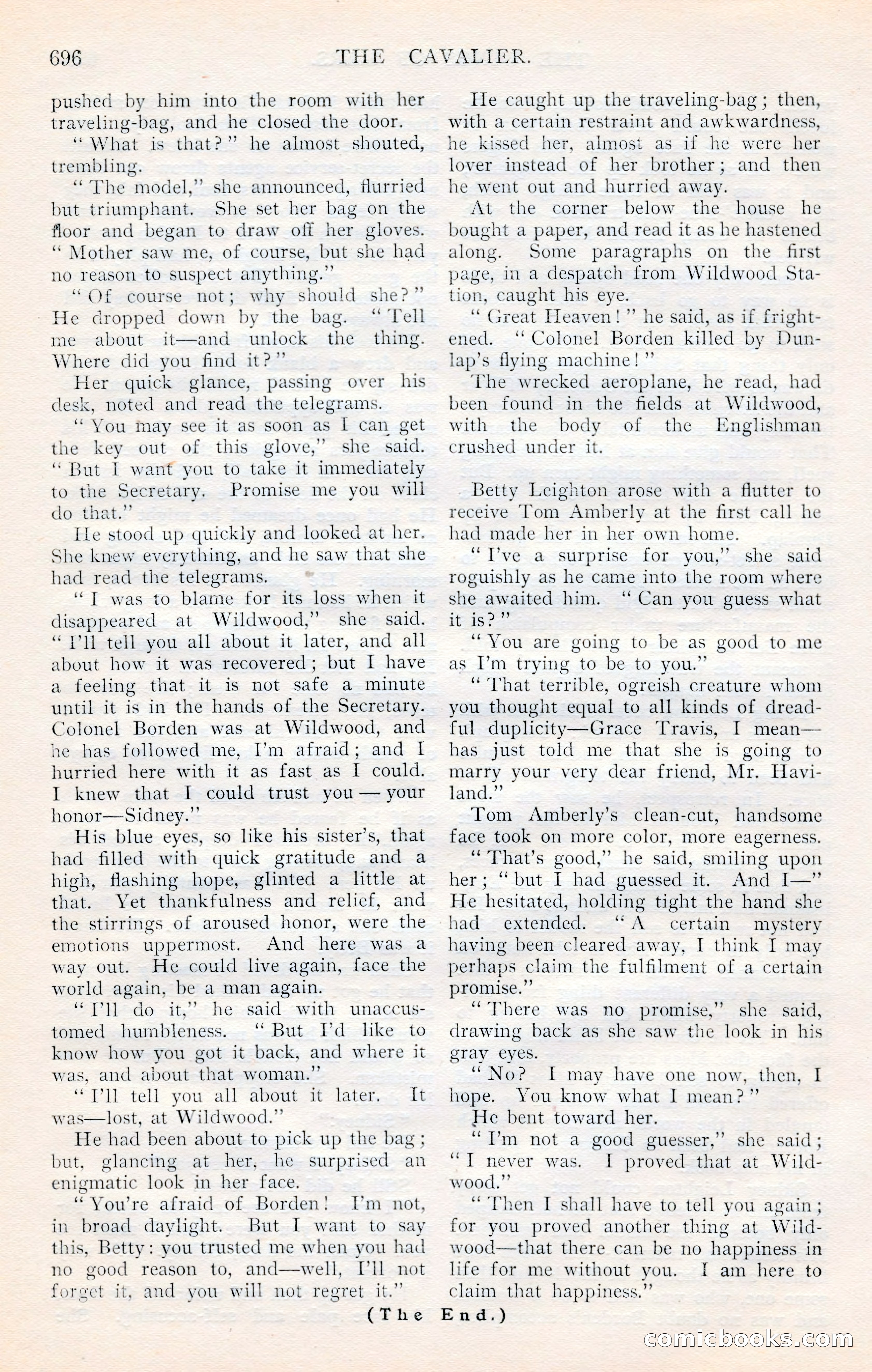 The Cavalier, January 1909 — page 122 of 197