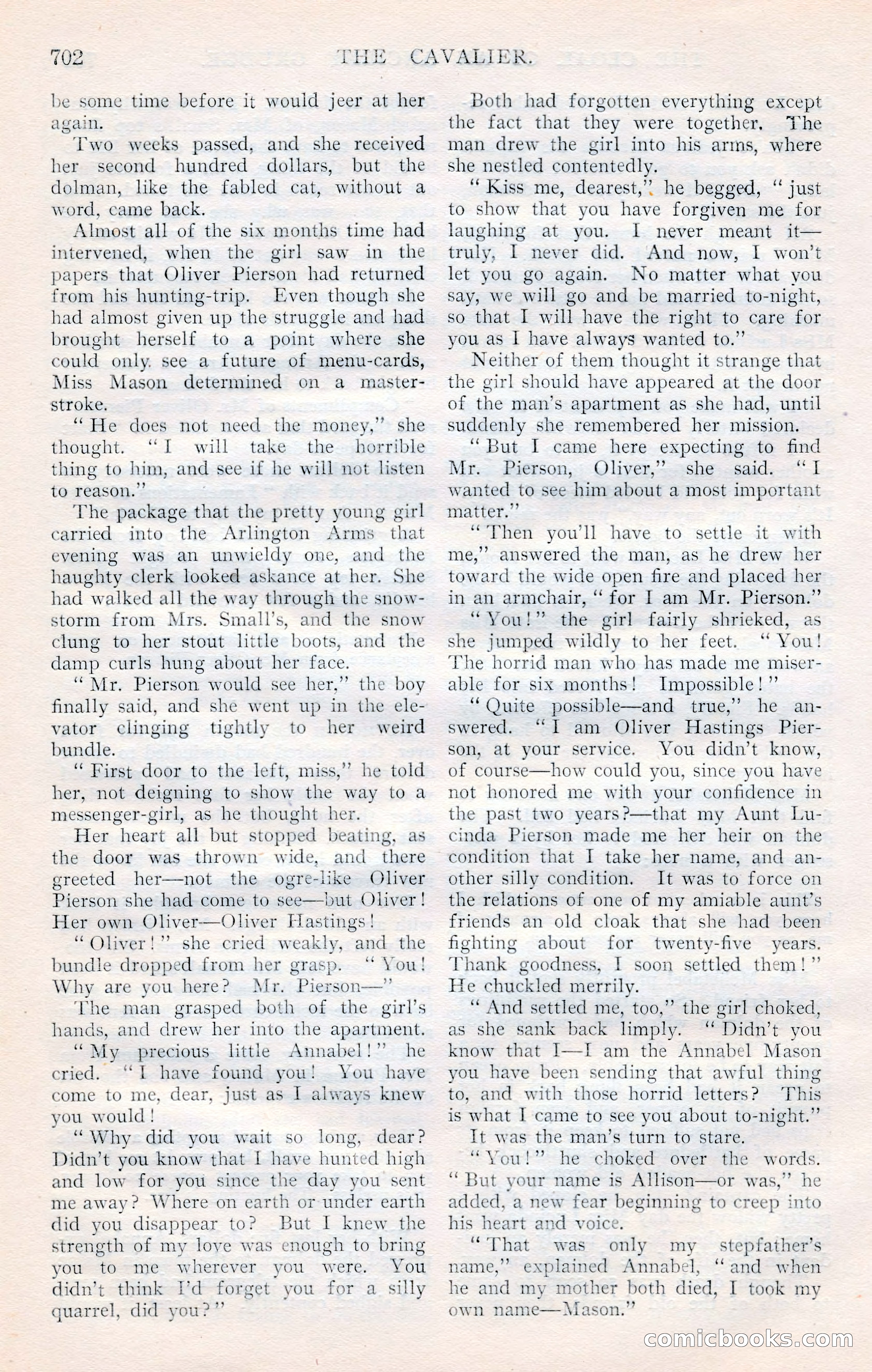 The Cavalier, January 1909 — page 128 of 197