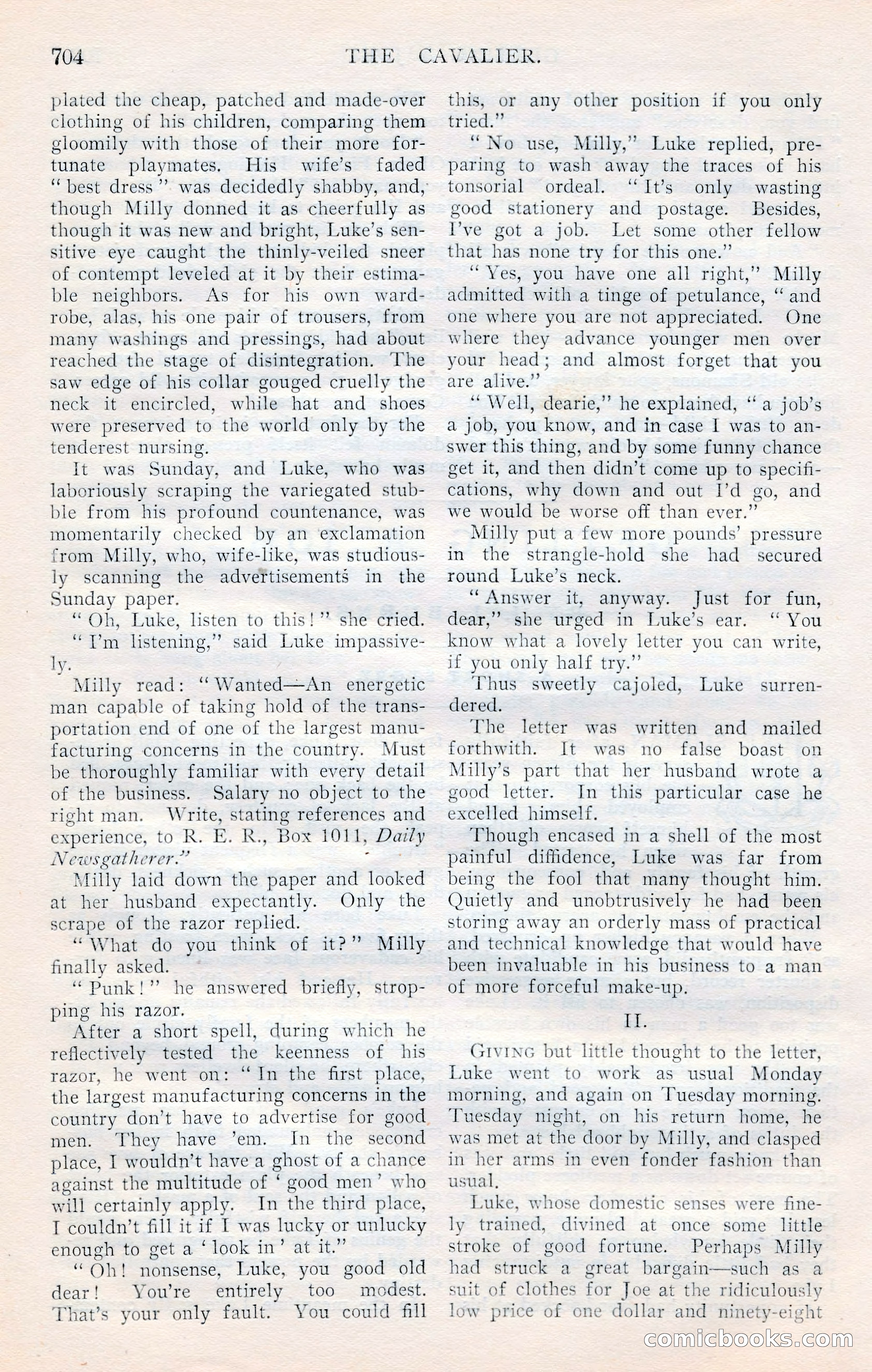 The Cavalier, January 1909 — page 130 of 197