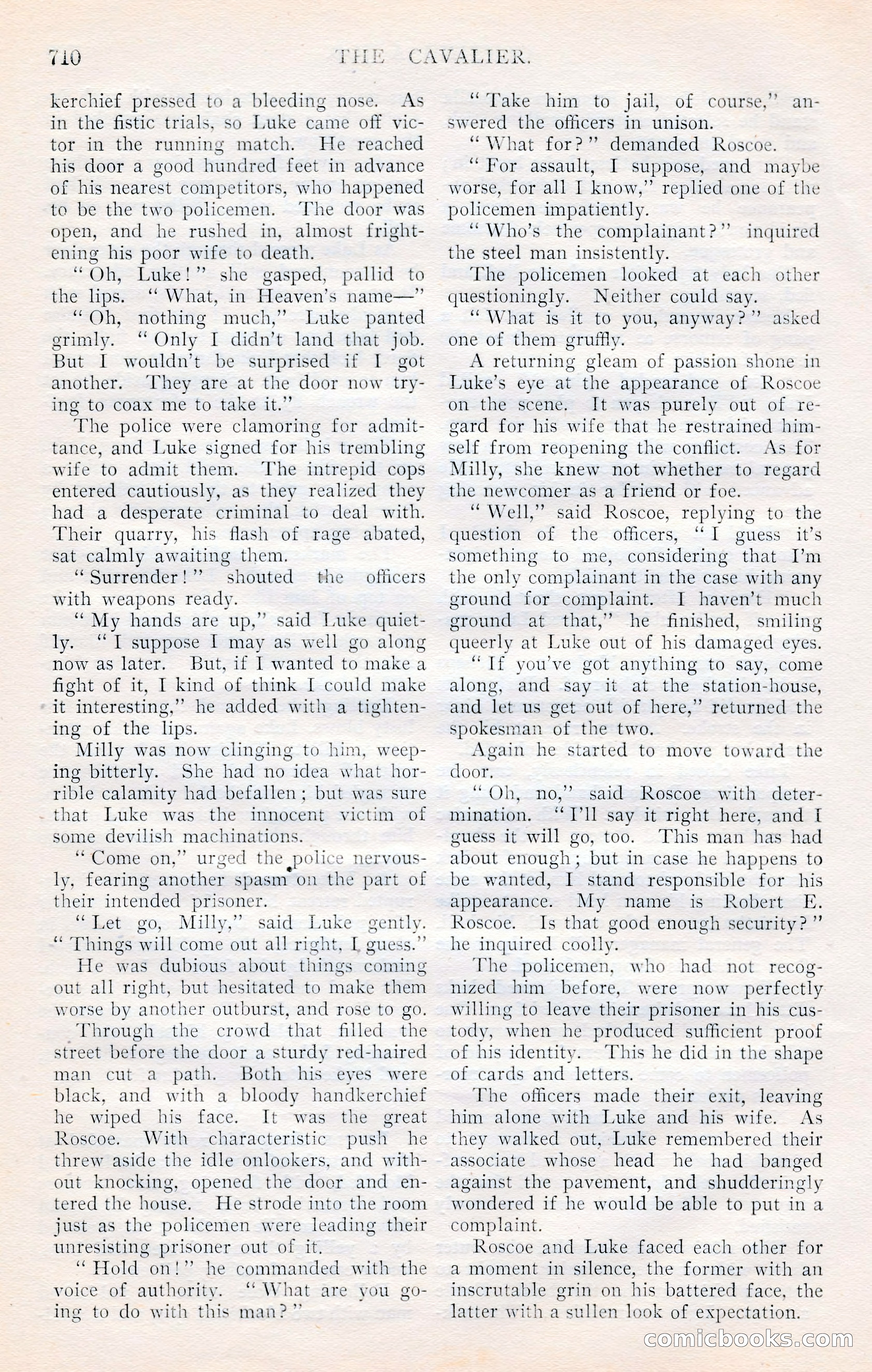 The Cavalier, January 1909 — page 136 of 197