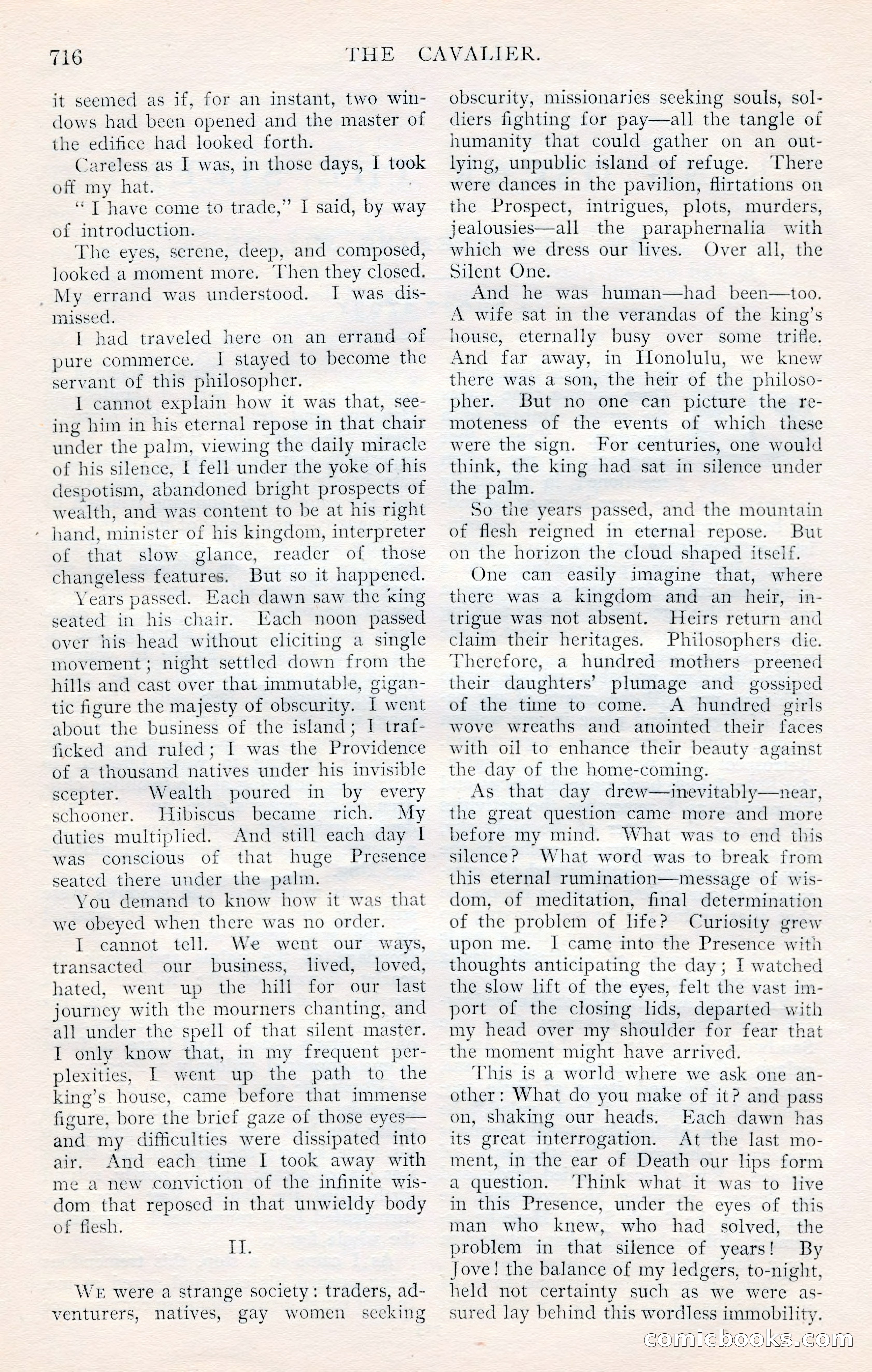 The Cavalier, January 1909 — page 142 of 197