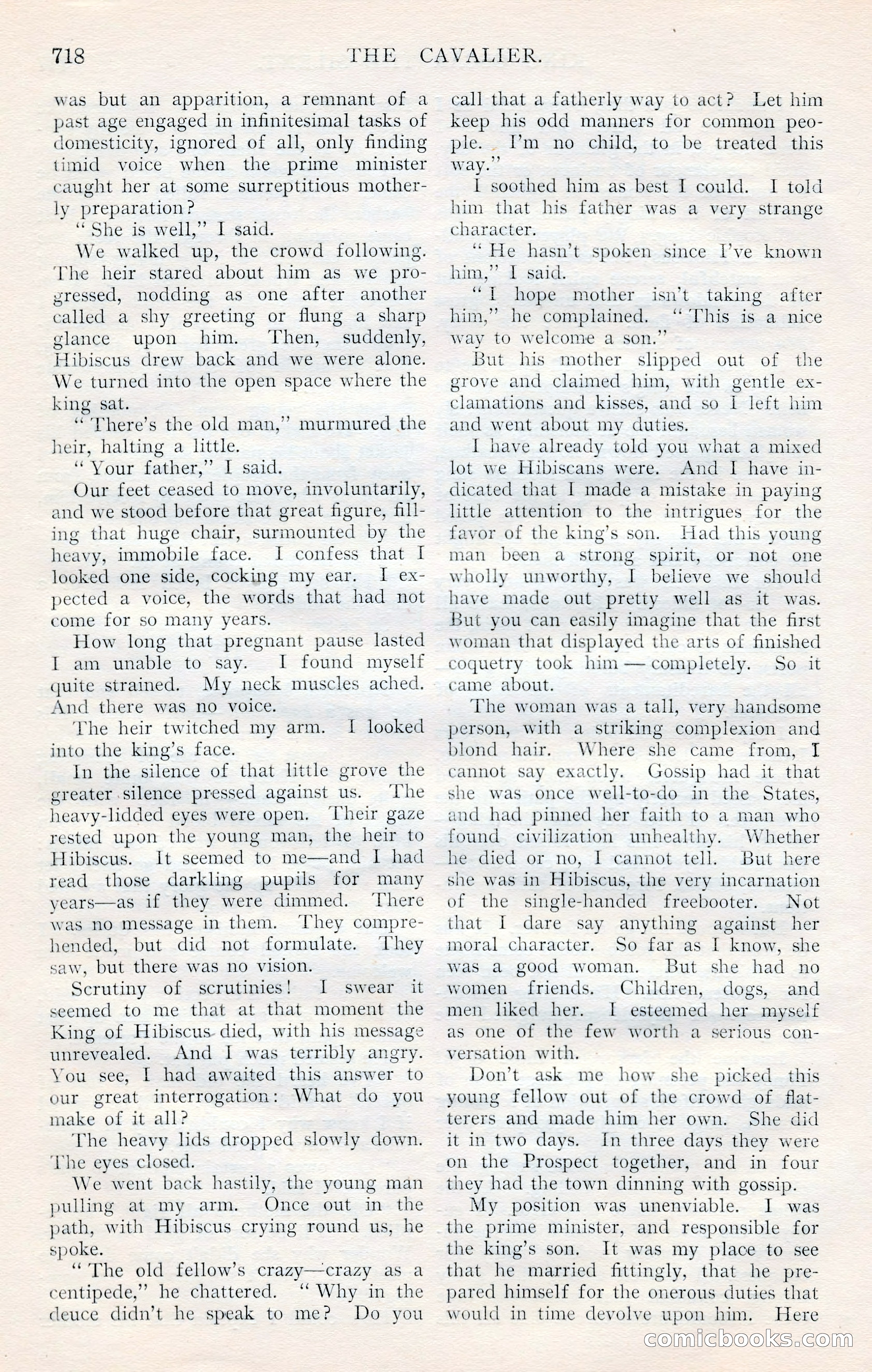 The Cavalier, January 1909 — page 144 of 197