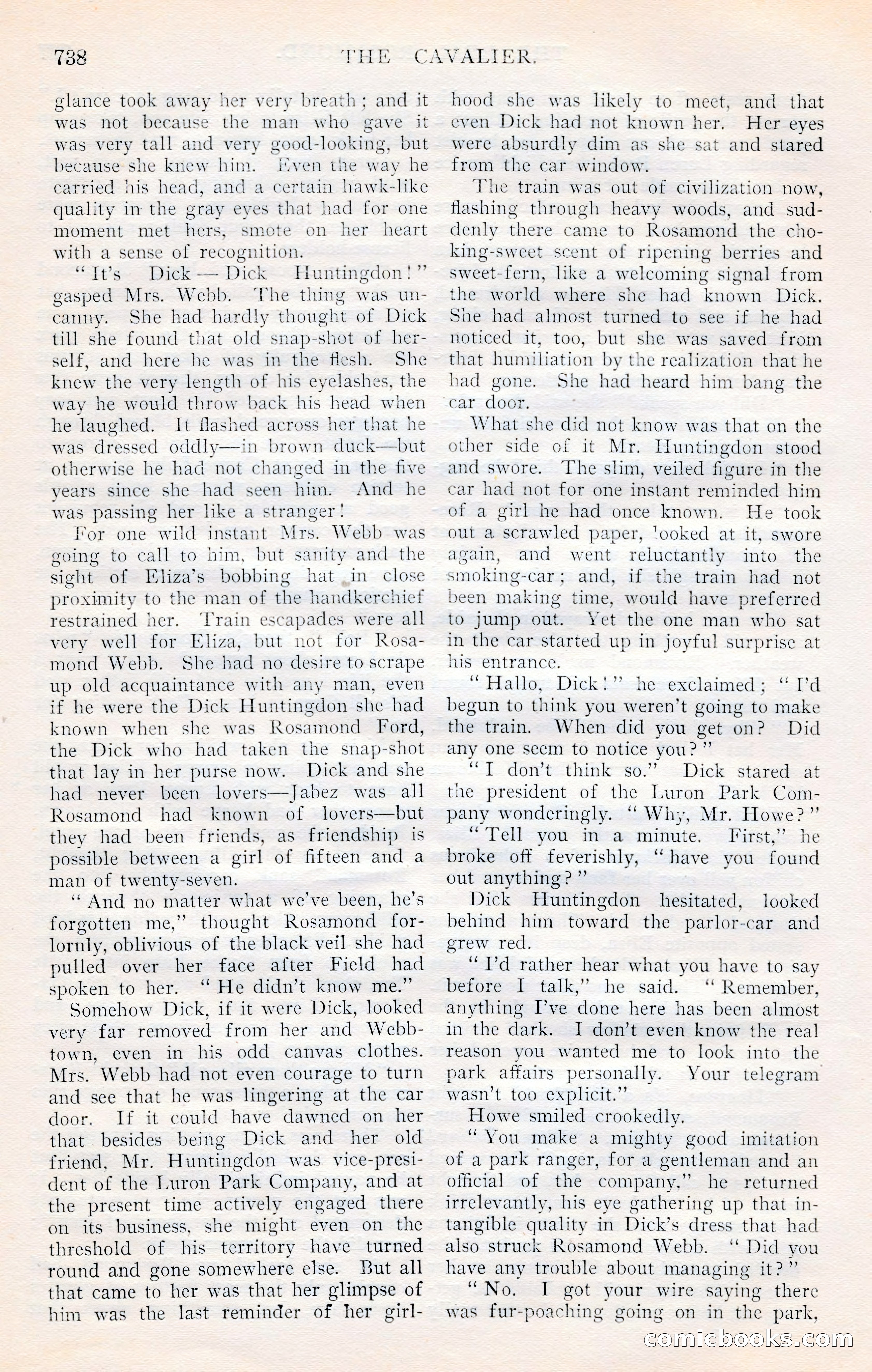 The Cavalier, January 1909 — page 164 of 197
