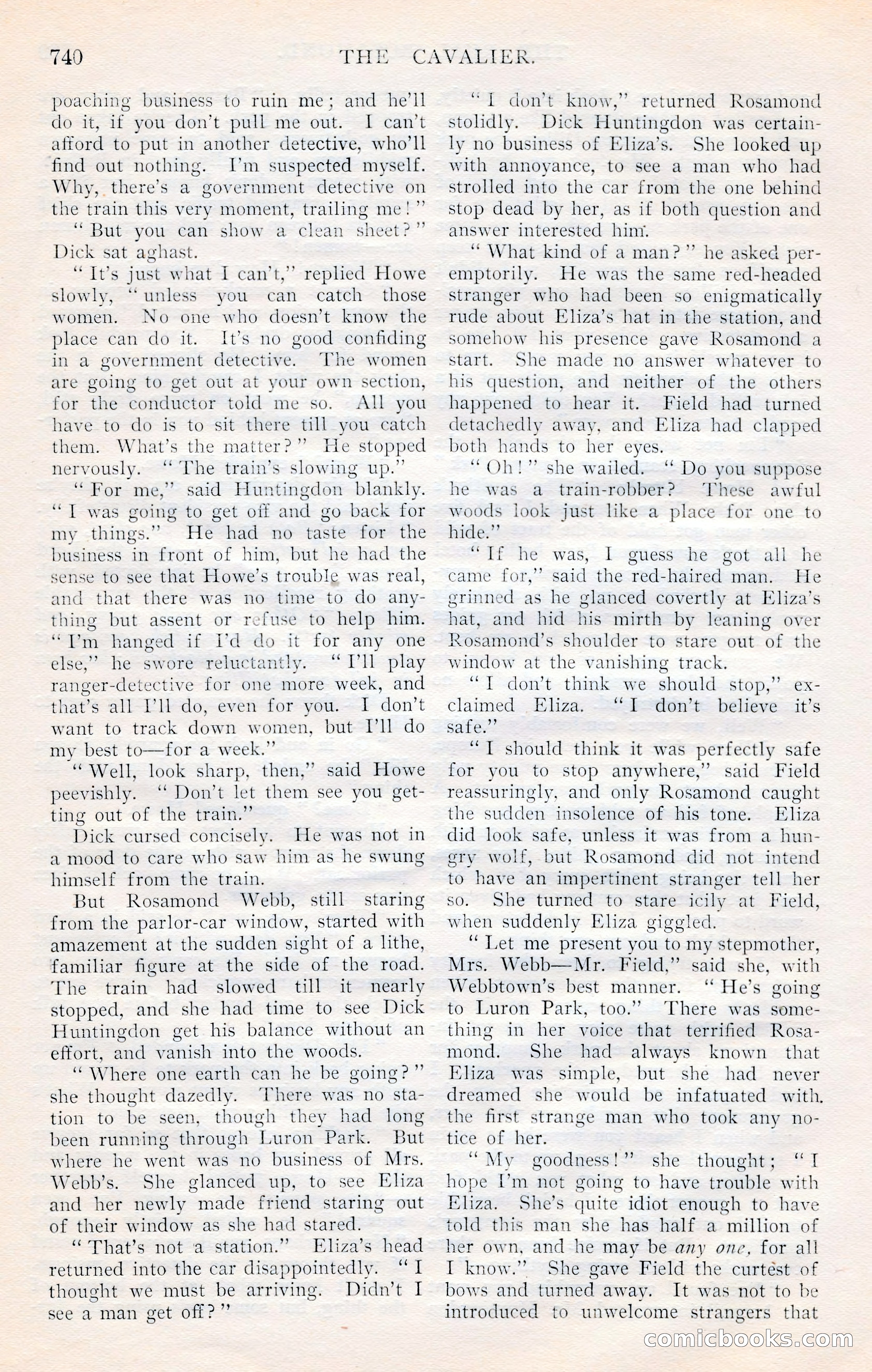 The Cavalier, January 1909 — page 166 of 197