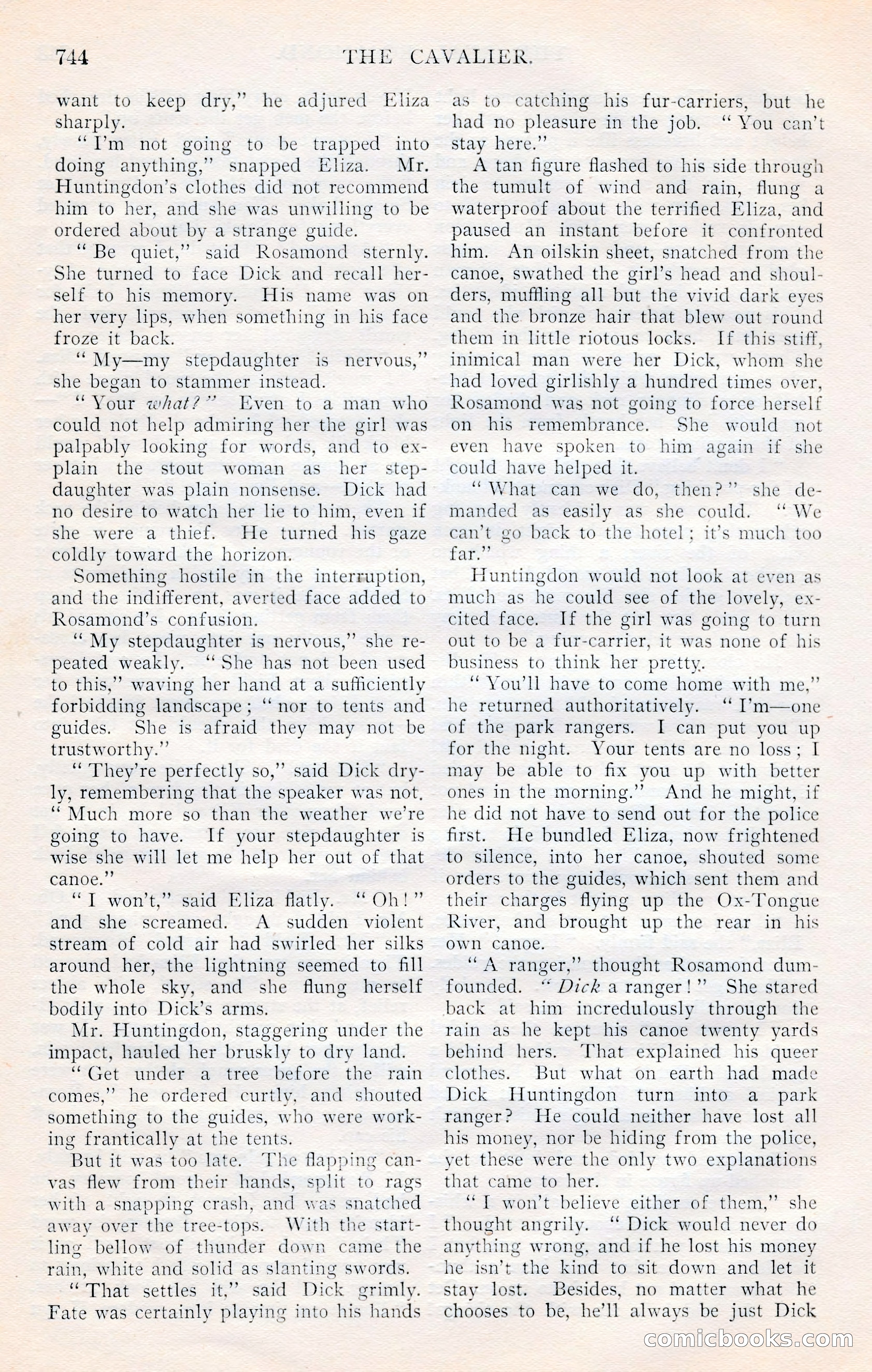 The Cavalier, January 1909 — page 170 of 197