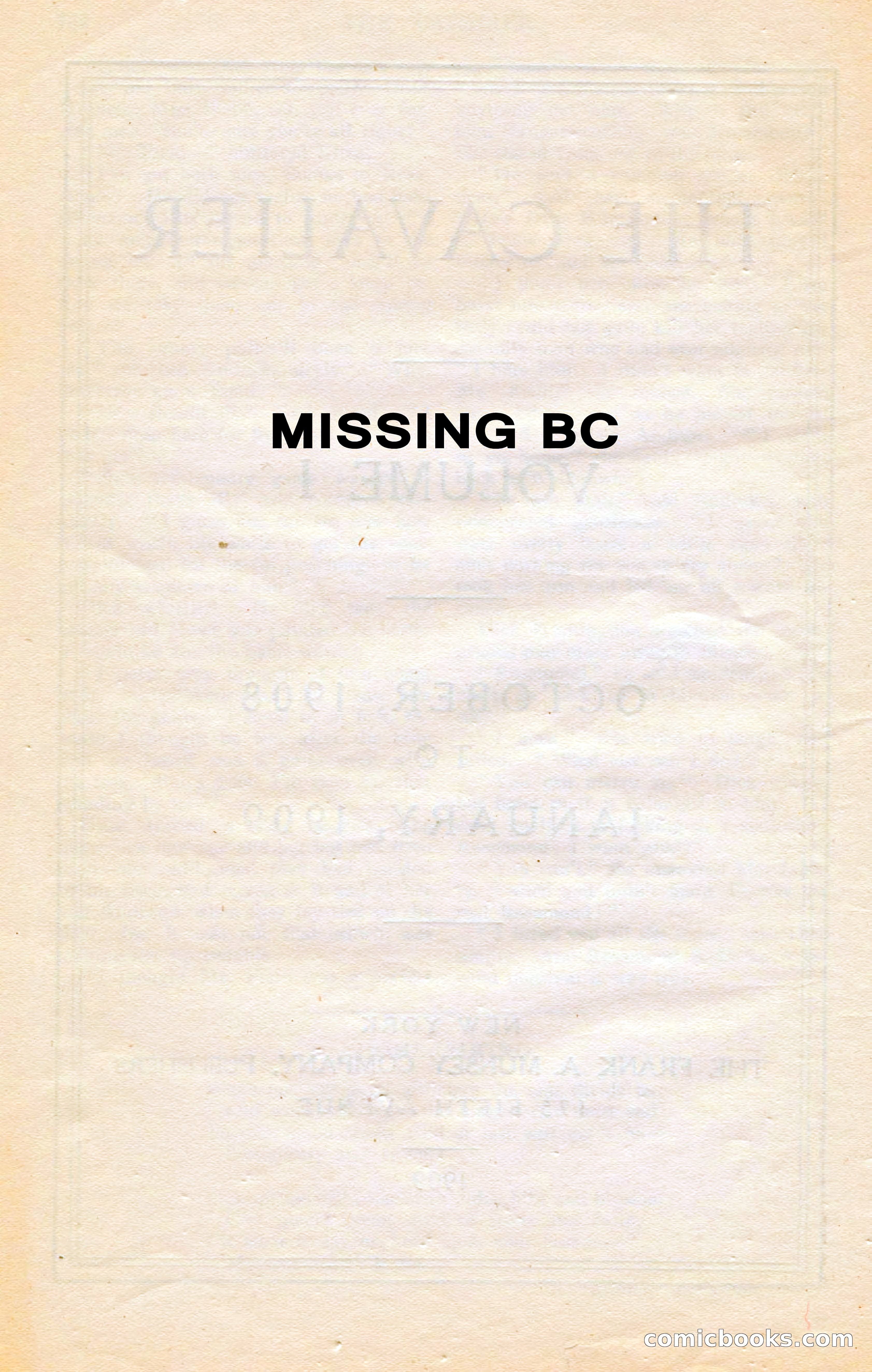 The Cavalier, January 1909 — page 196 of 197