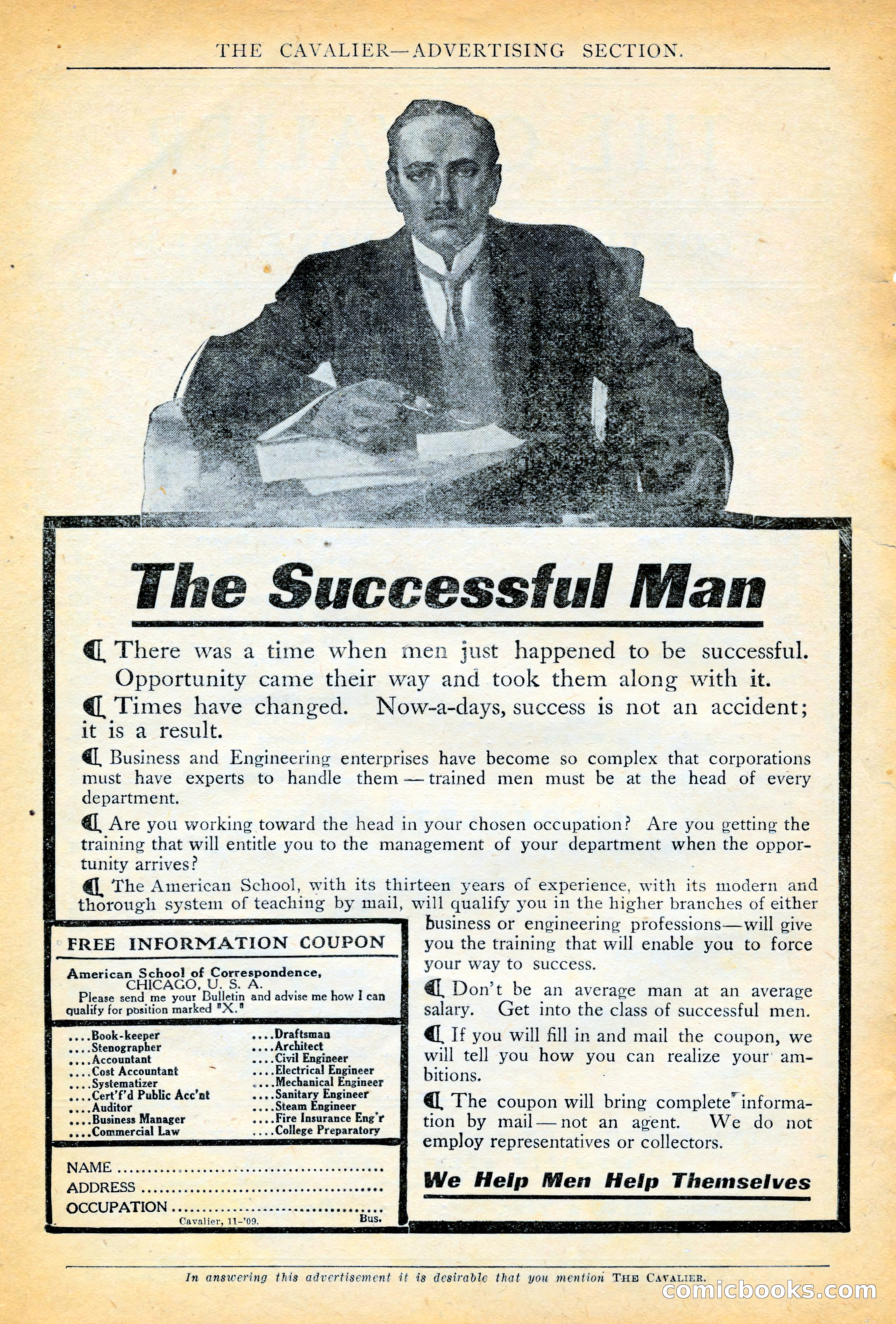 The Cavalier, November 1909 — page 4 of 209