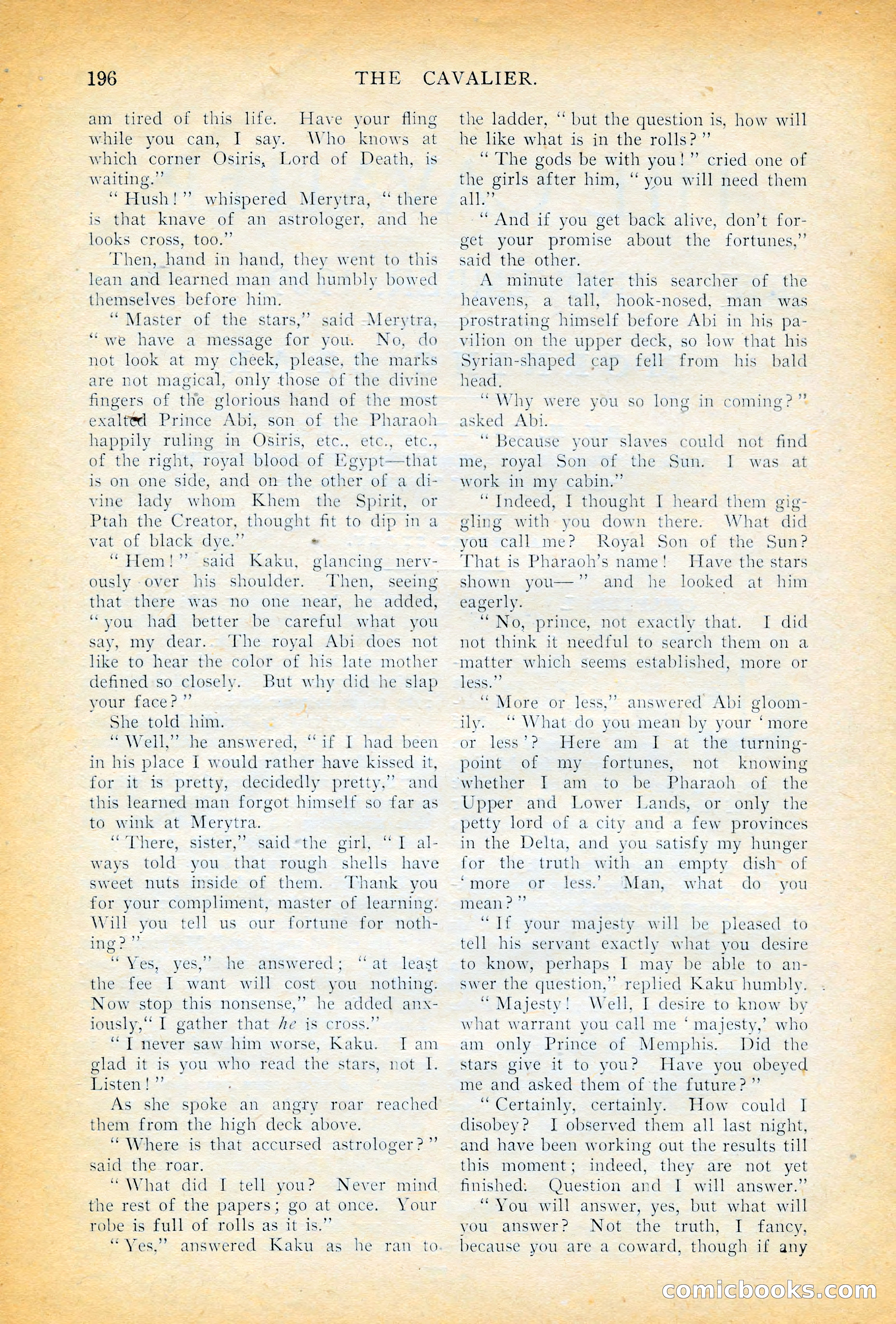 The Cavalier, November 1909 — page 6 of 209