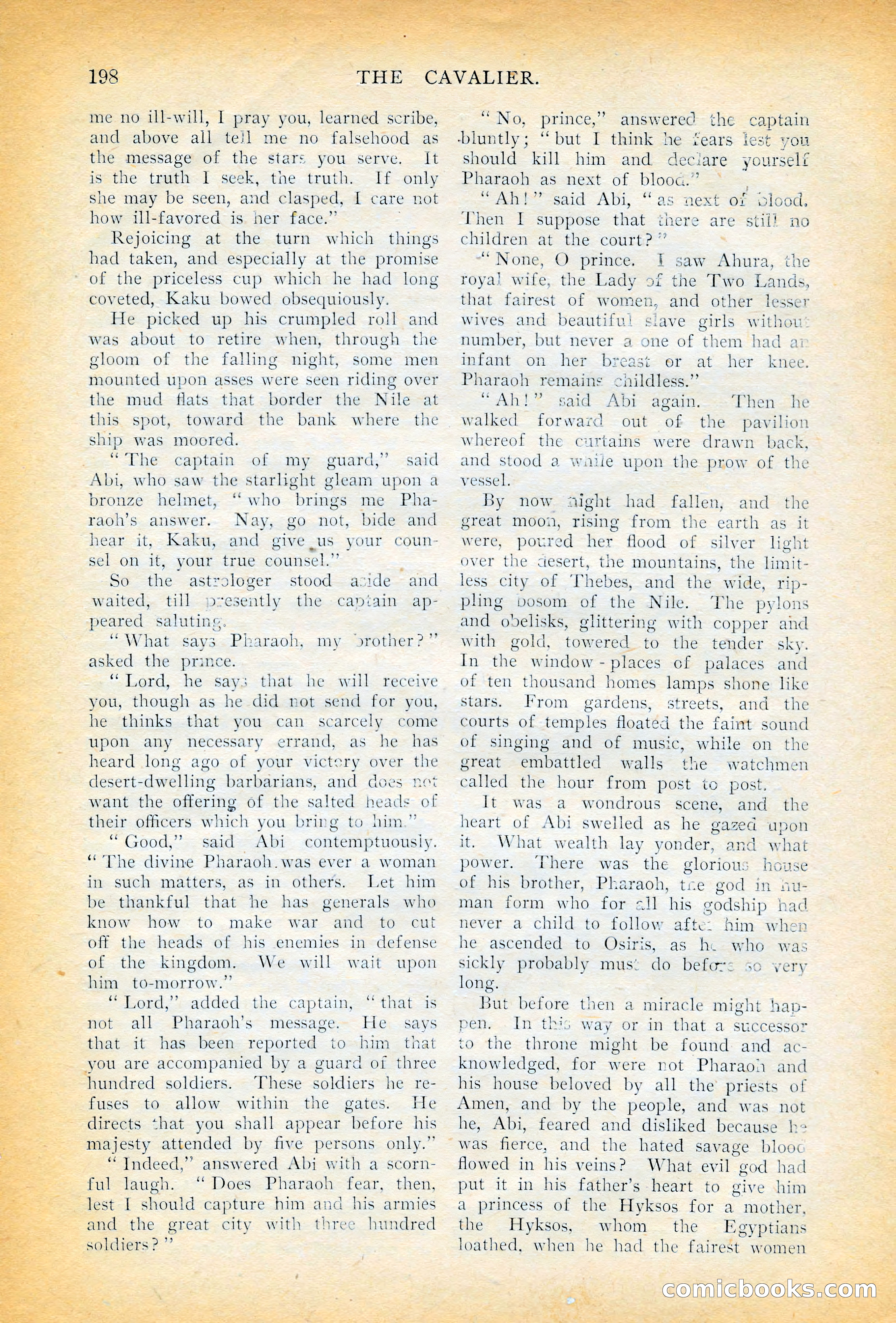 The Cavalier, November 1909 — page 8 of 209