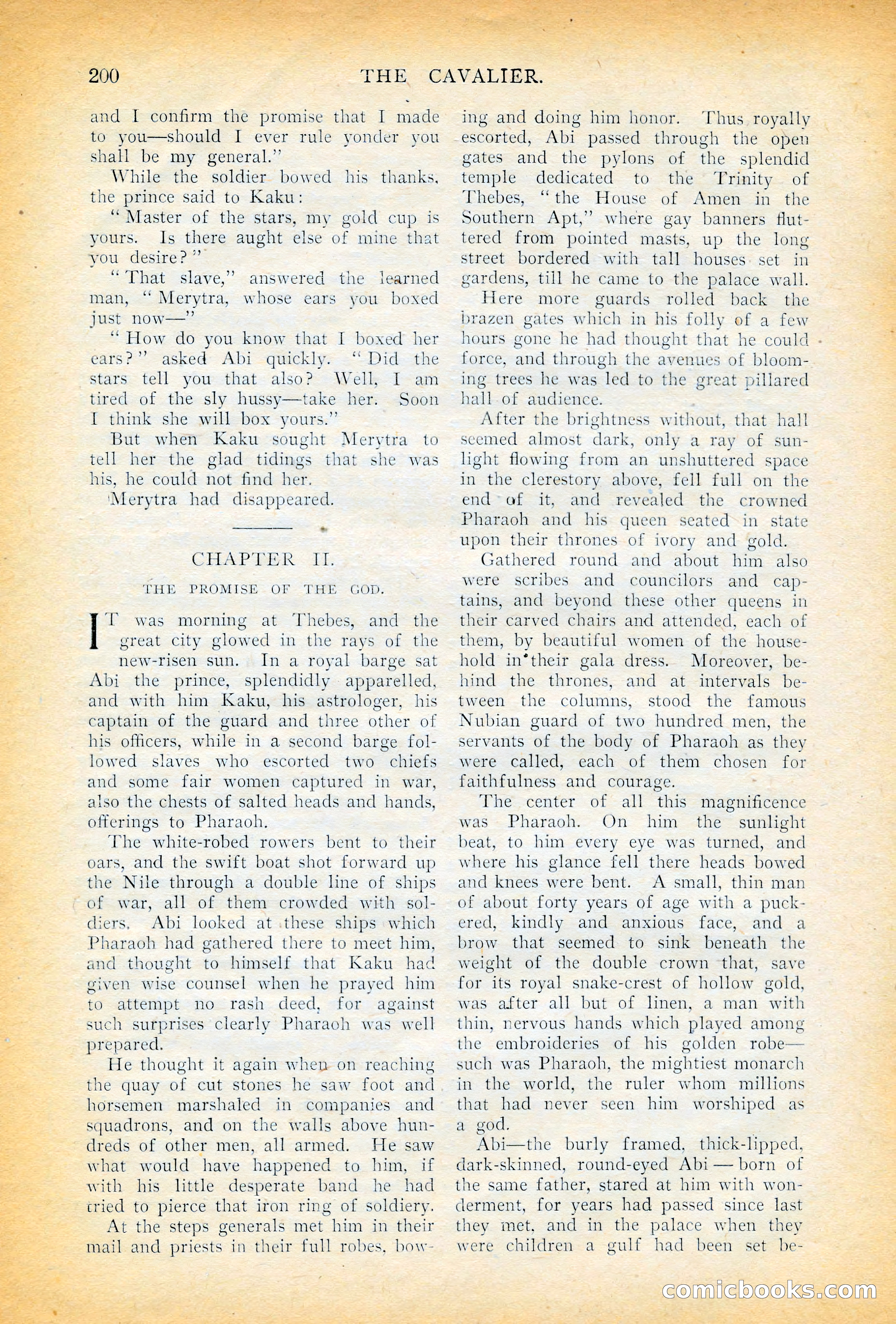 The Cavalier, November 1909 — page 10 of 209