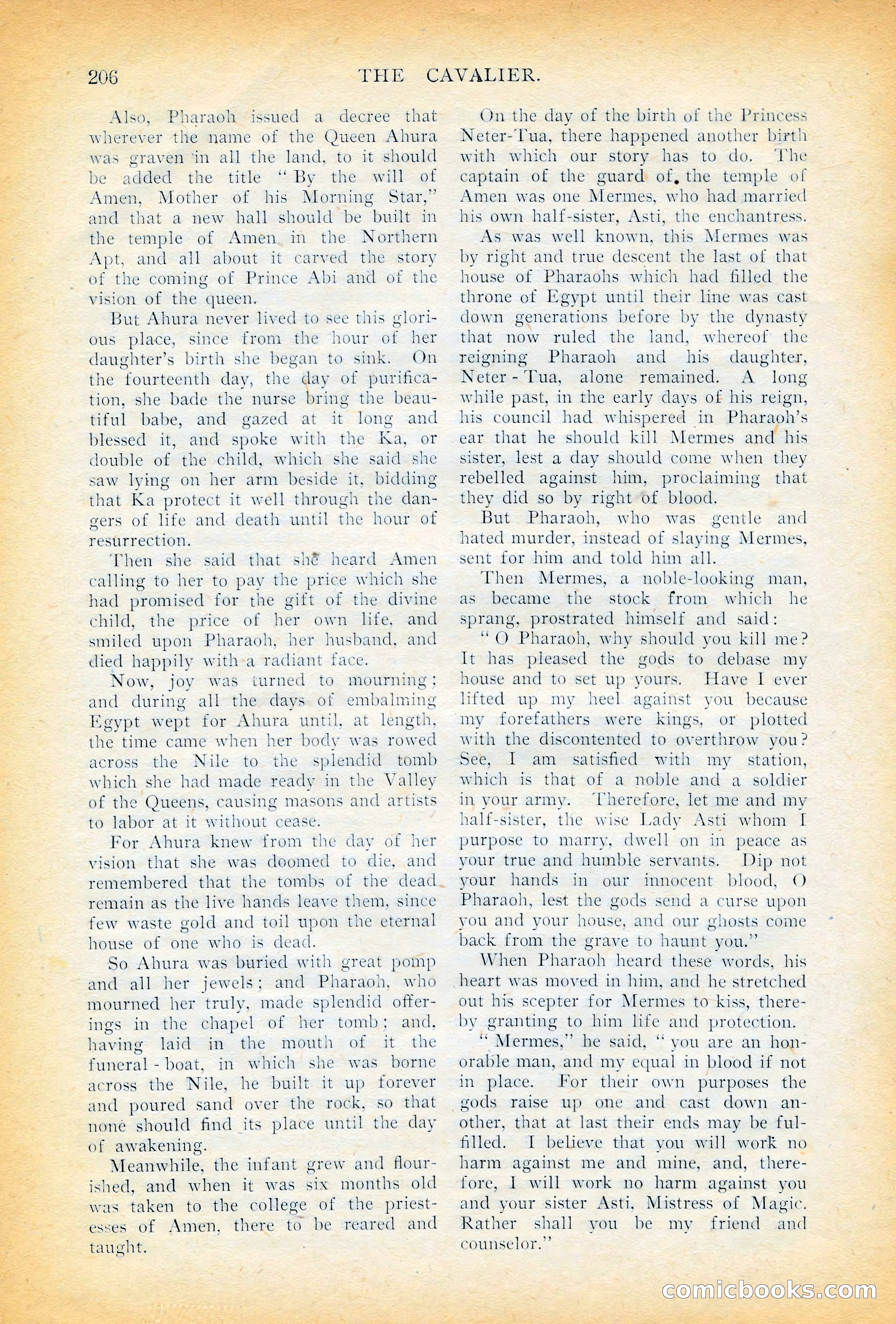 The Cavalier, November 1909 — page 16 of 209