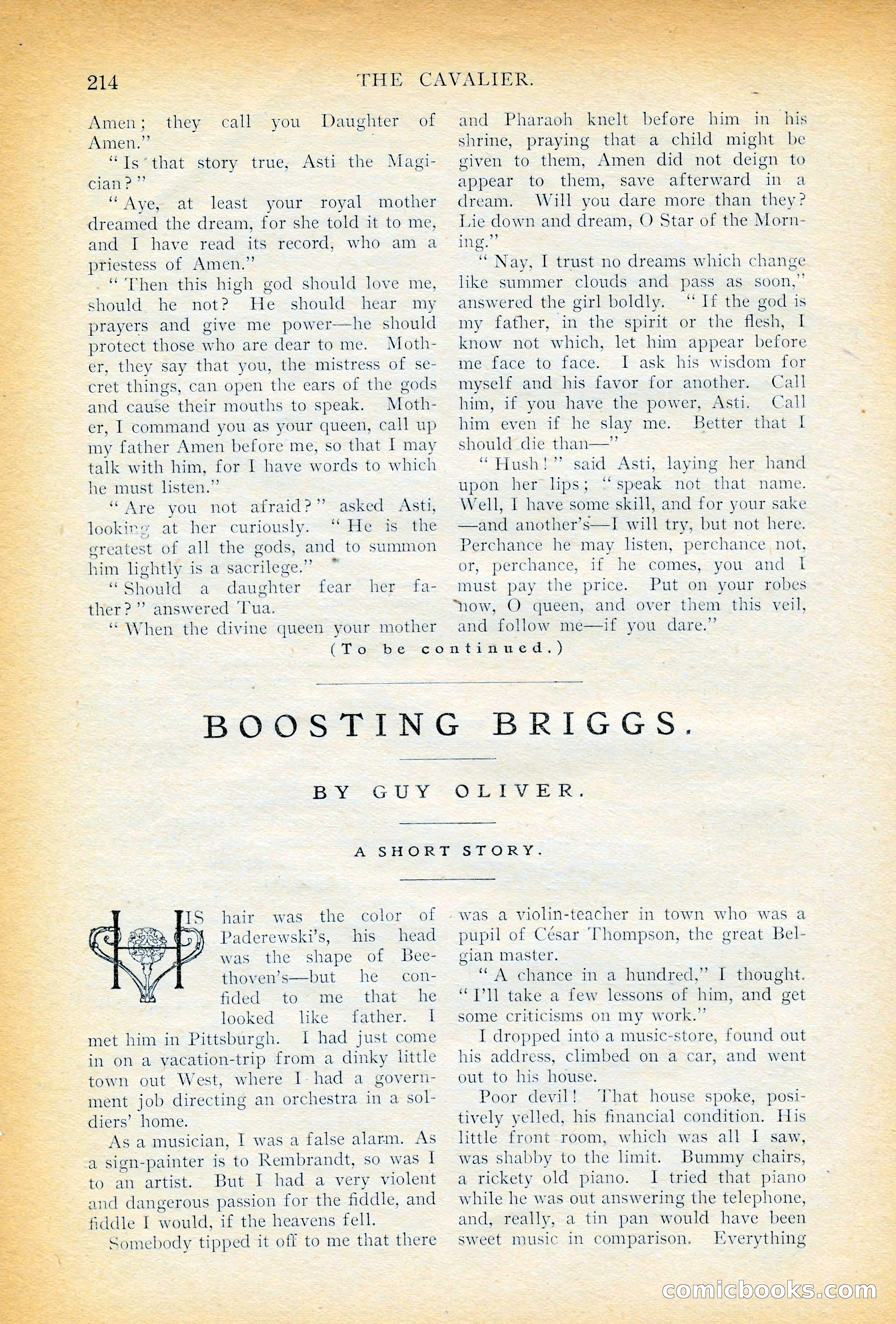 The Cavalier, November 1909 — page 24 of 209