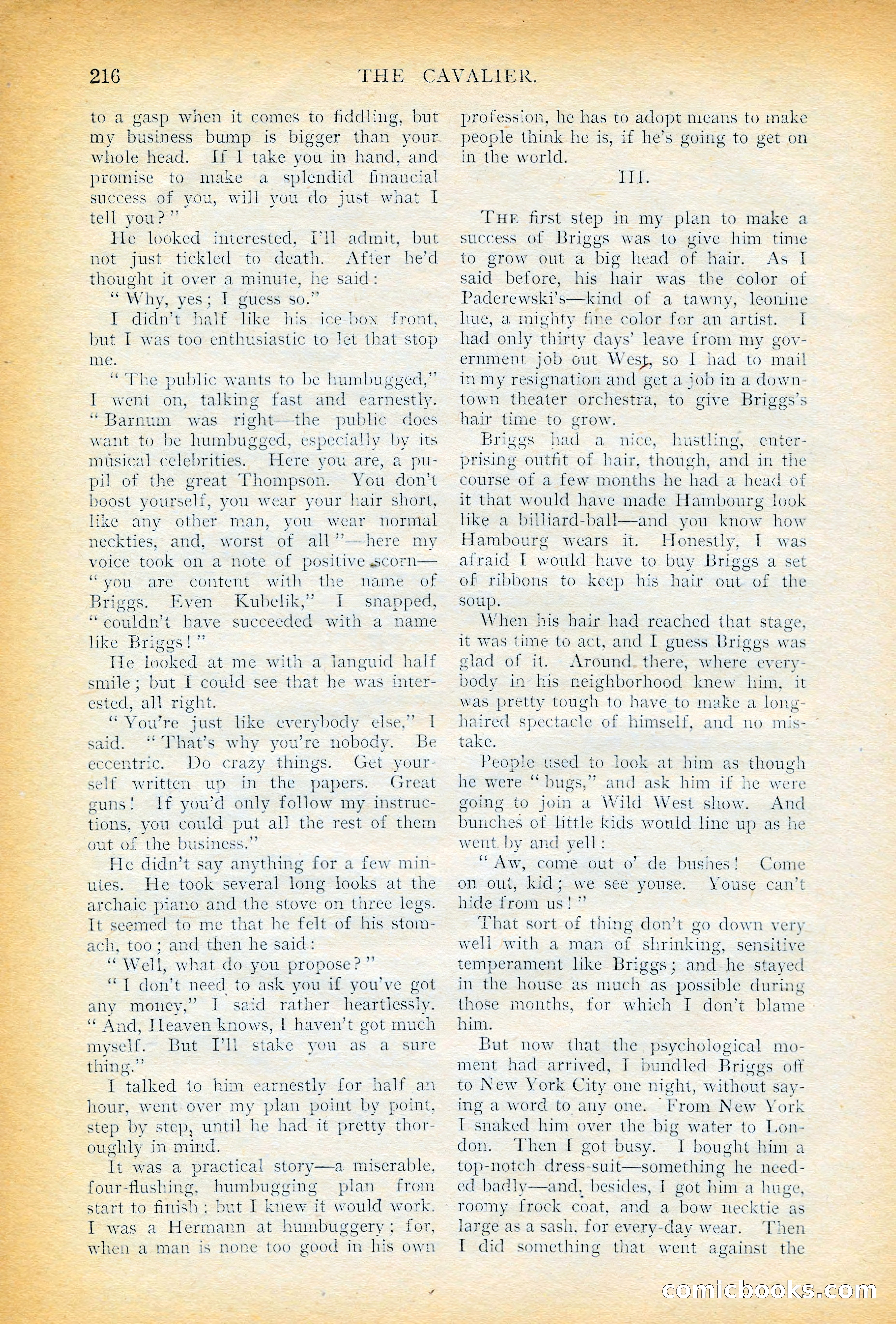 The Cavalier, November 1909 — page 26 of 209