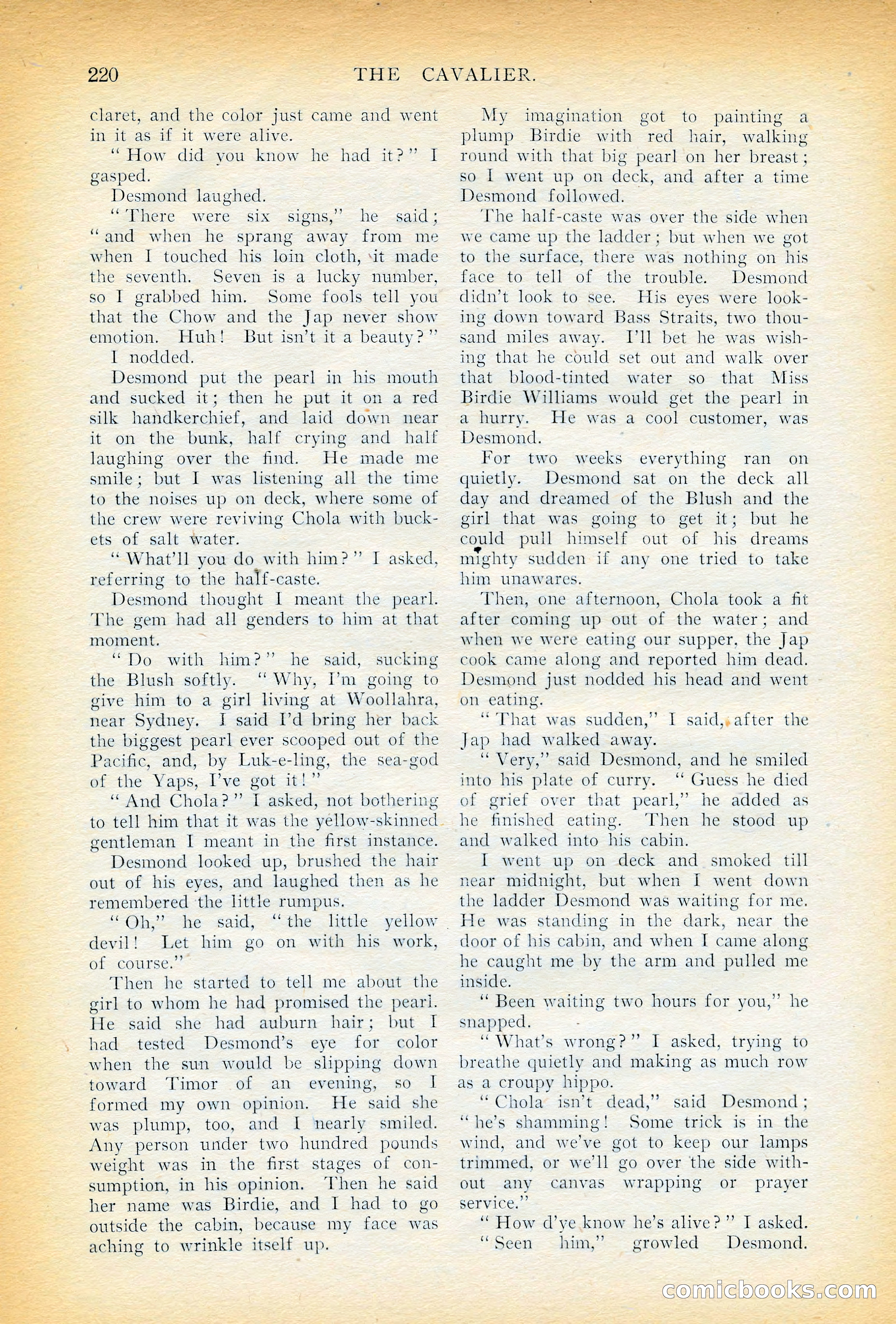 The Cavalier, November 1909 — page 30 of 209