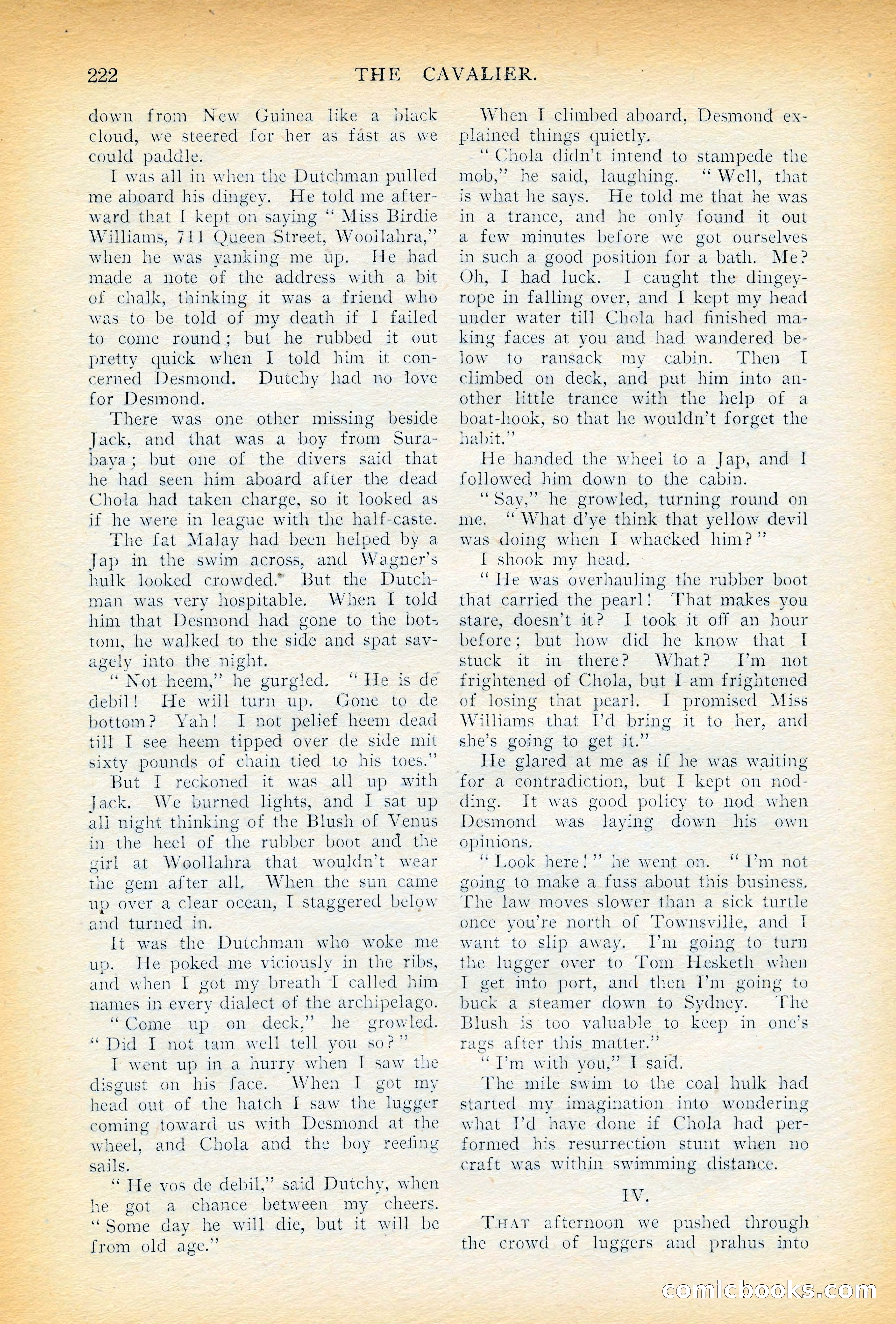 The Cavalier, November 1909 — page 32 of 209