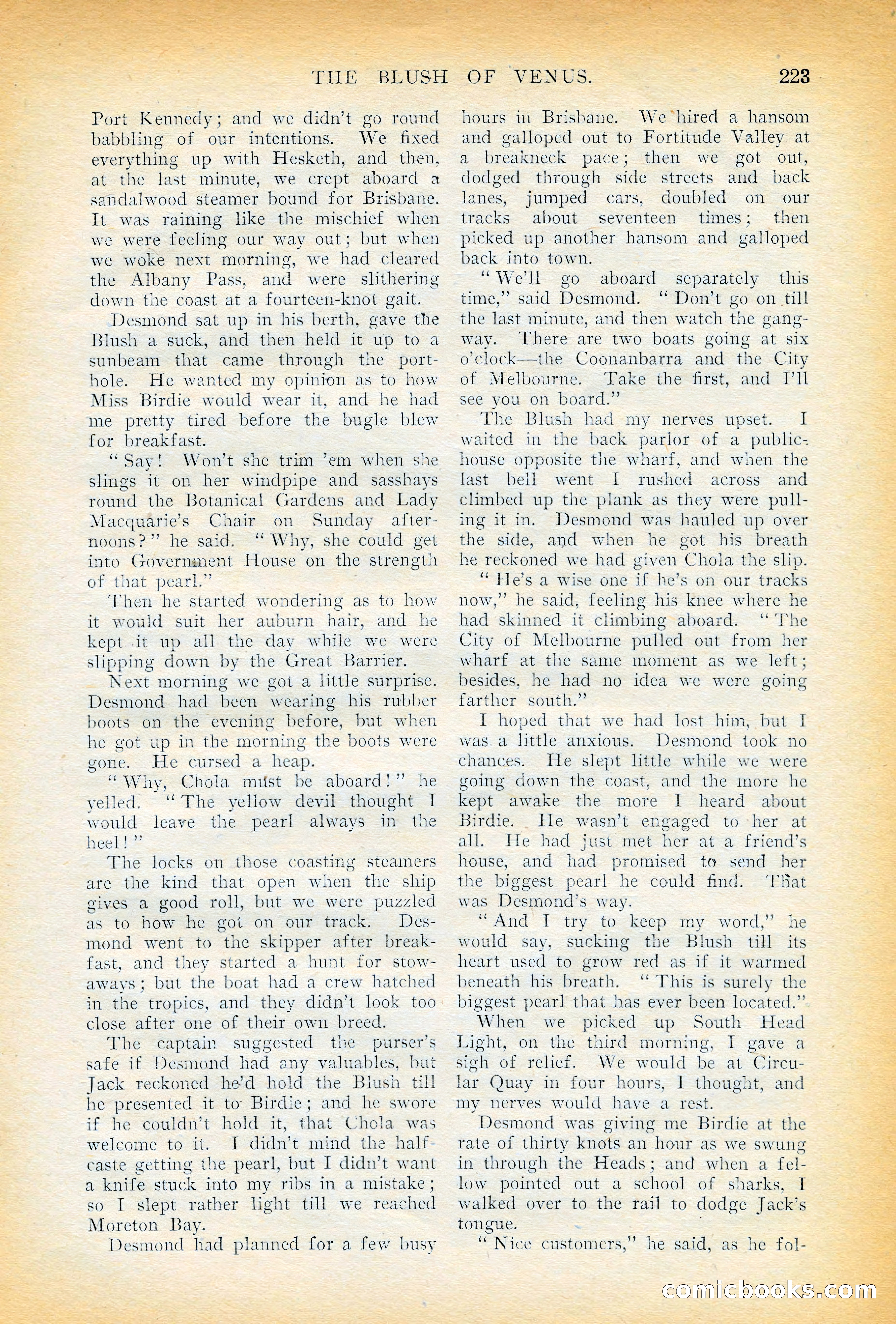 The Cavalier, November 1909 — page 33 of 209