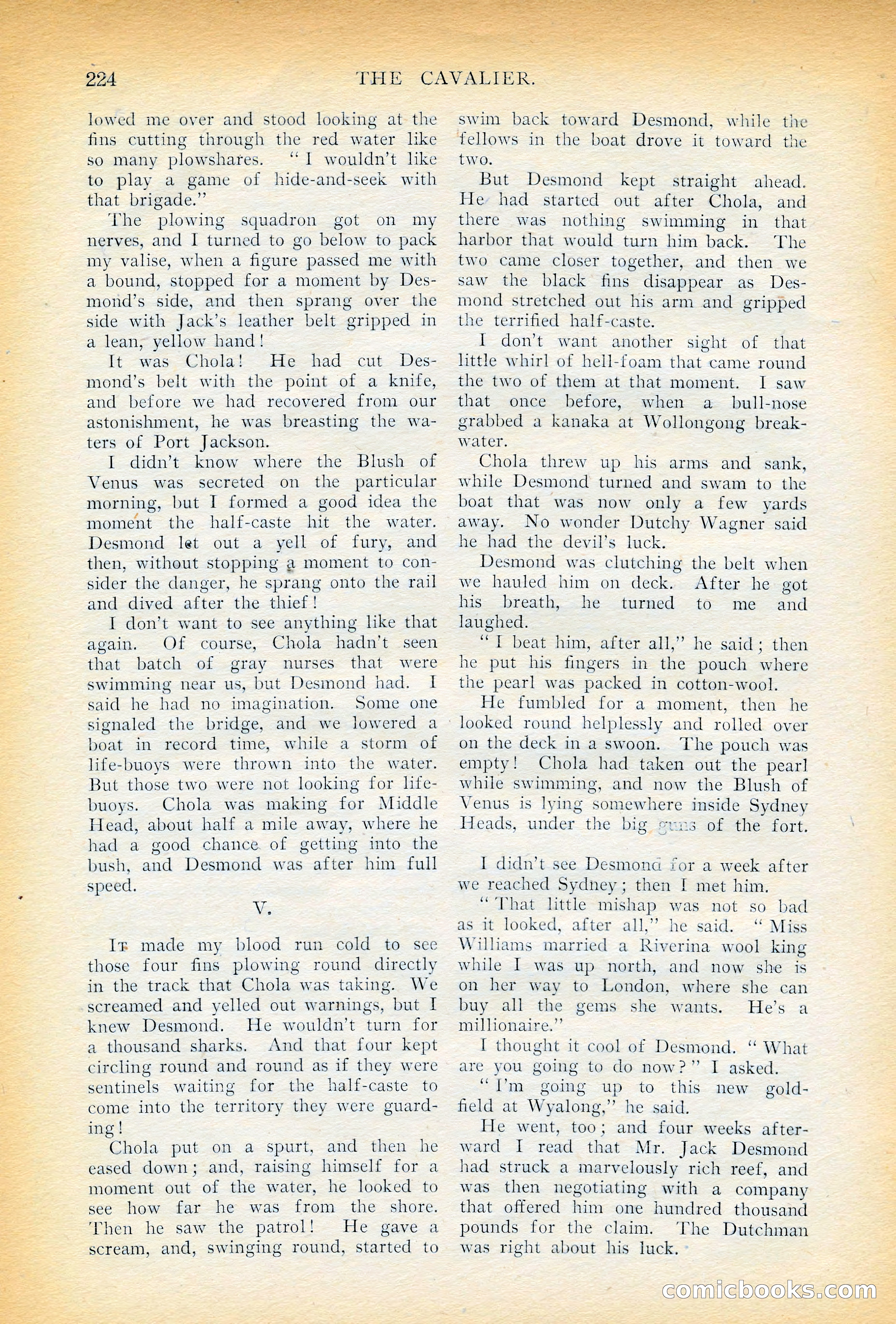 The Cavalier, November 1909 — page 34 of 209