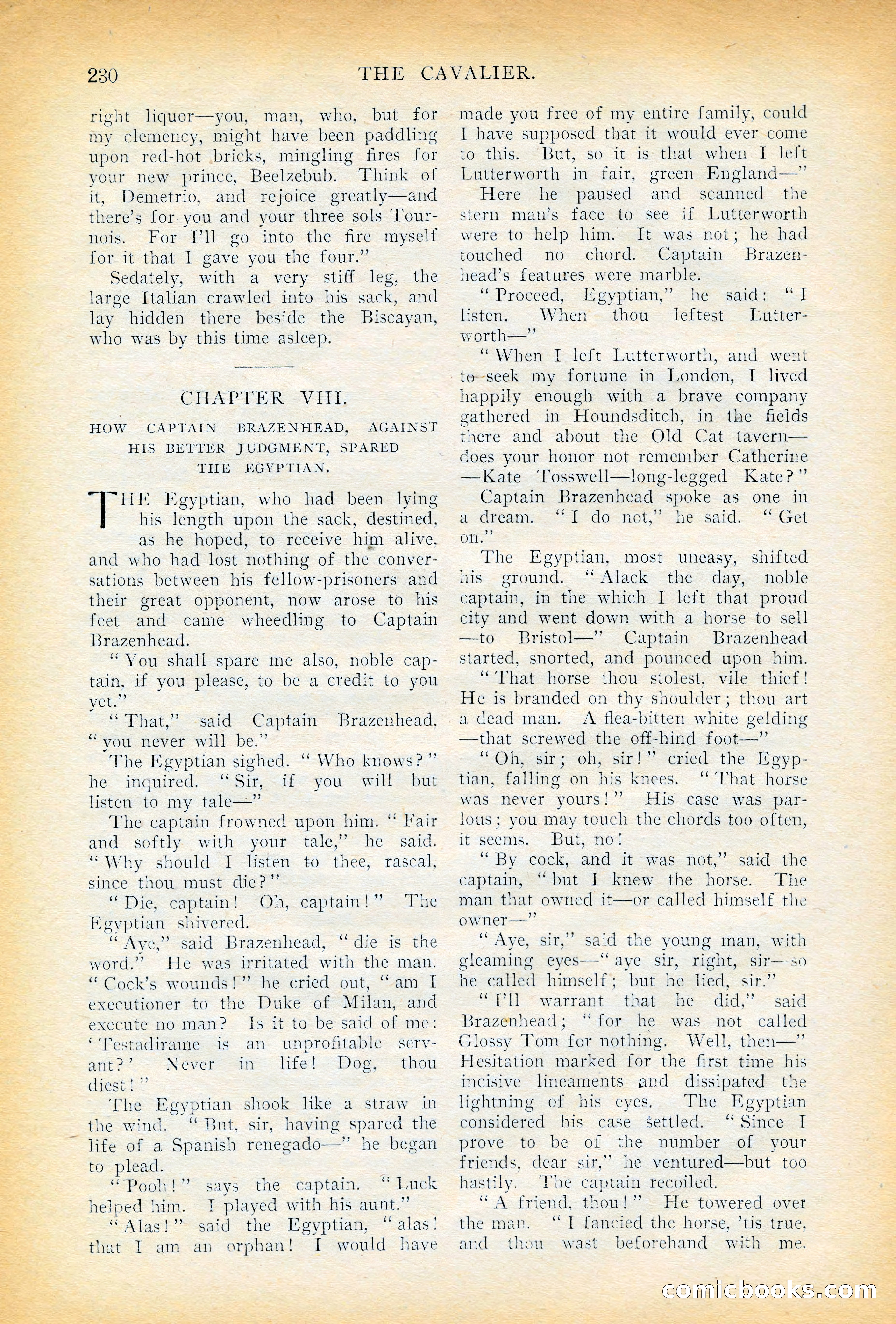 The Cavalier, November 1909 — page 40 of 209