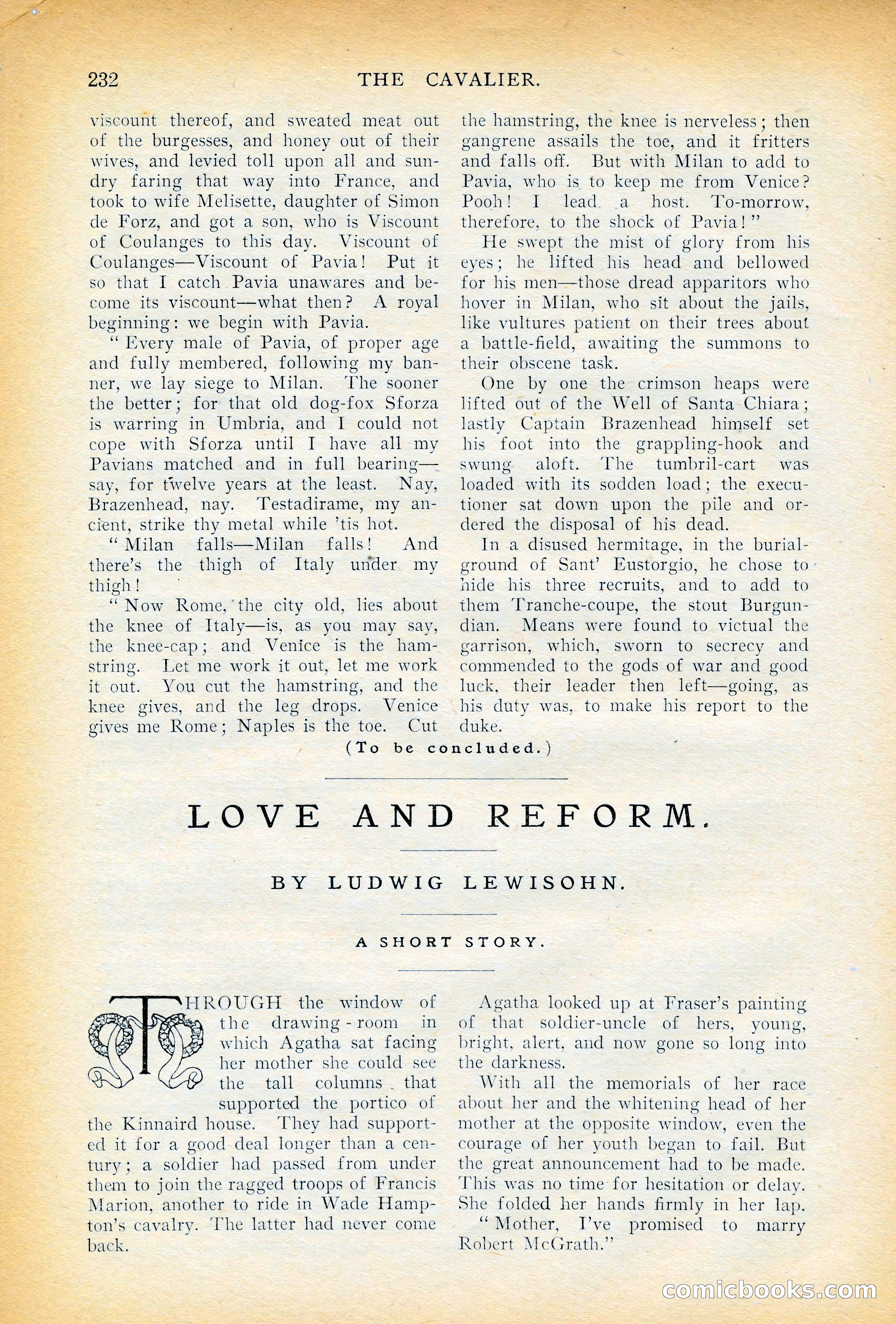 The Cavalier, November 1909 — page 42 of 209
