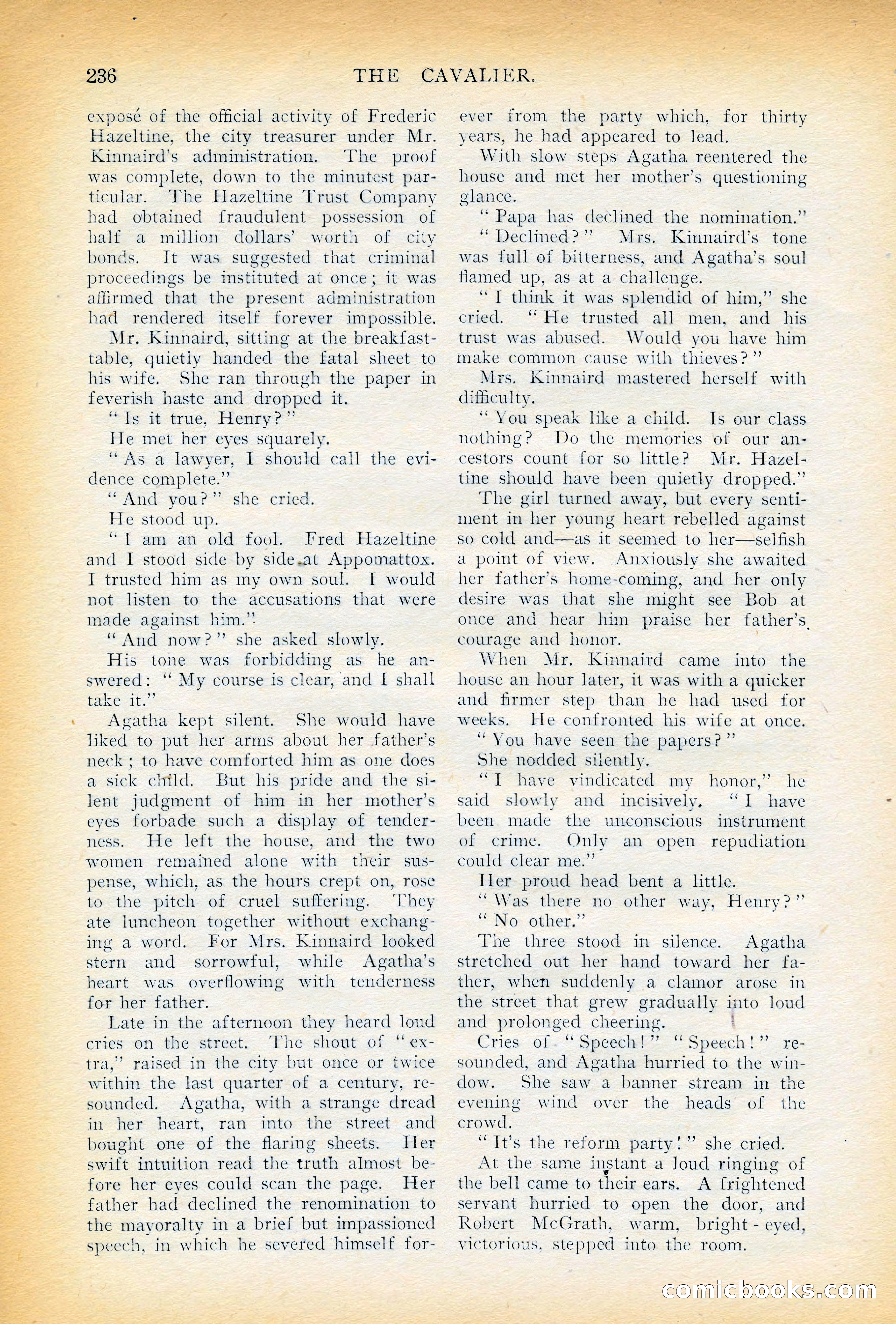 The Cavalier, November 1909 — page 46 of 209