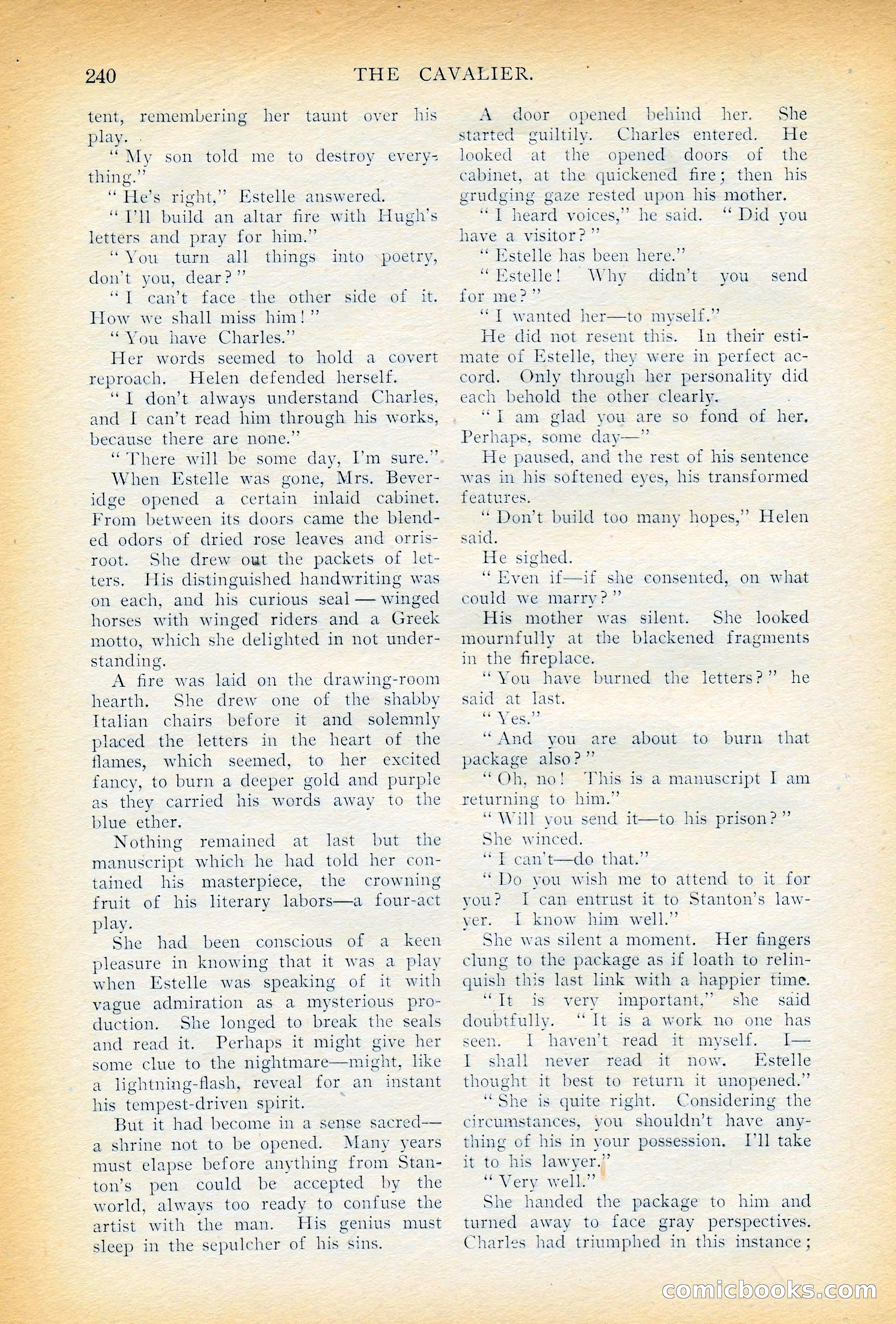 The Cavalier, November 1909 — page 50 of 209