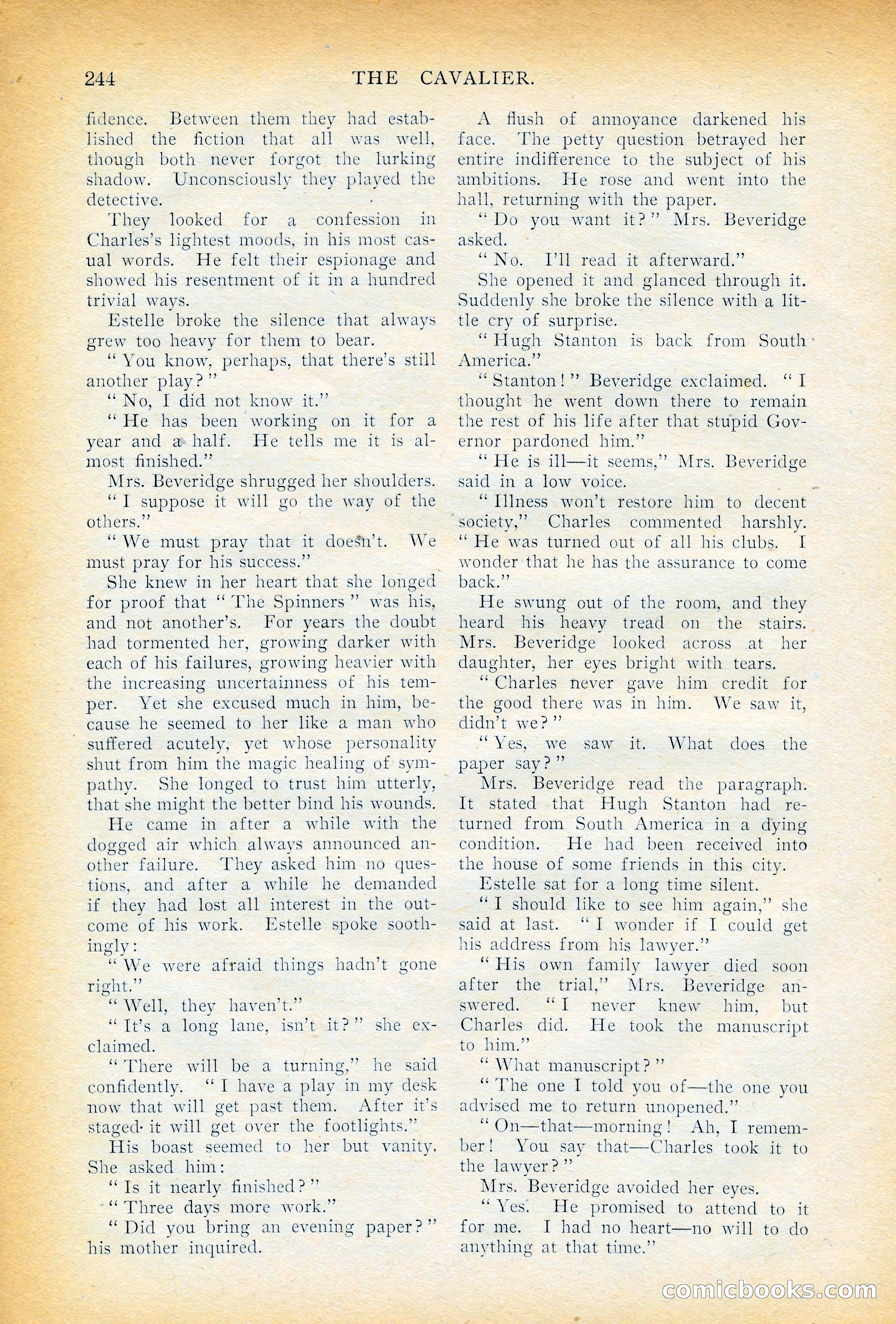 The Cavalier, November 1909 — page 54 of 209