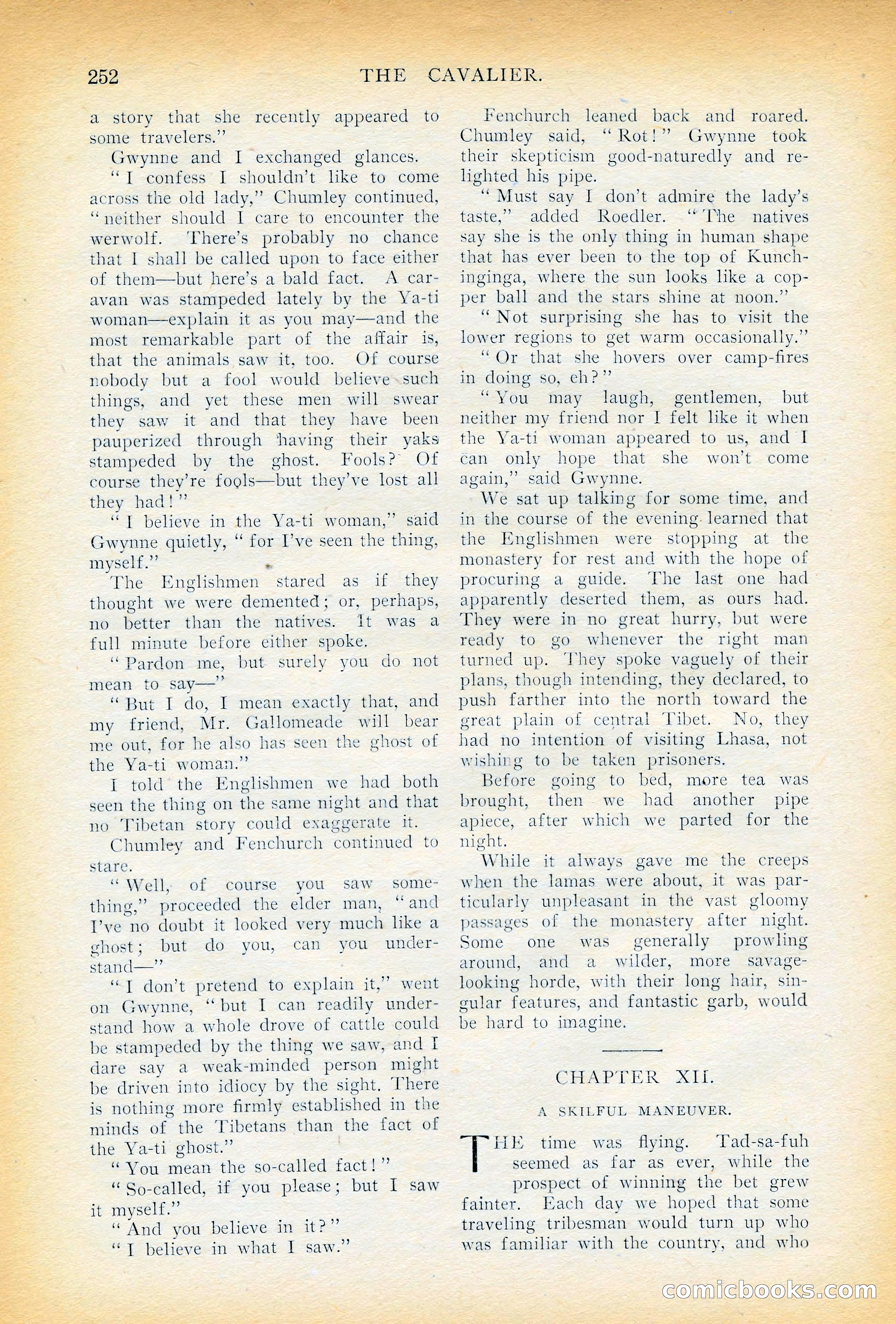 The Cavalier, November 1909 — page 62 of 209
