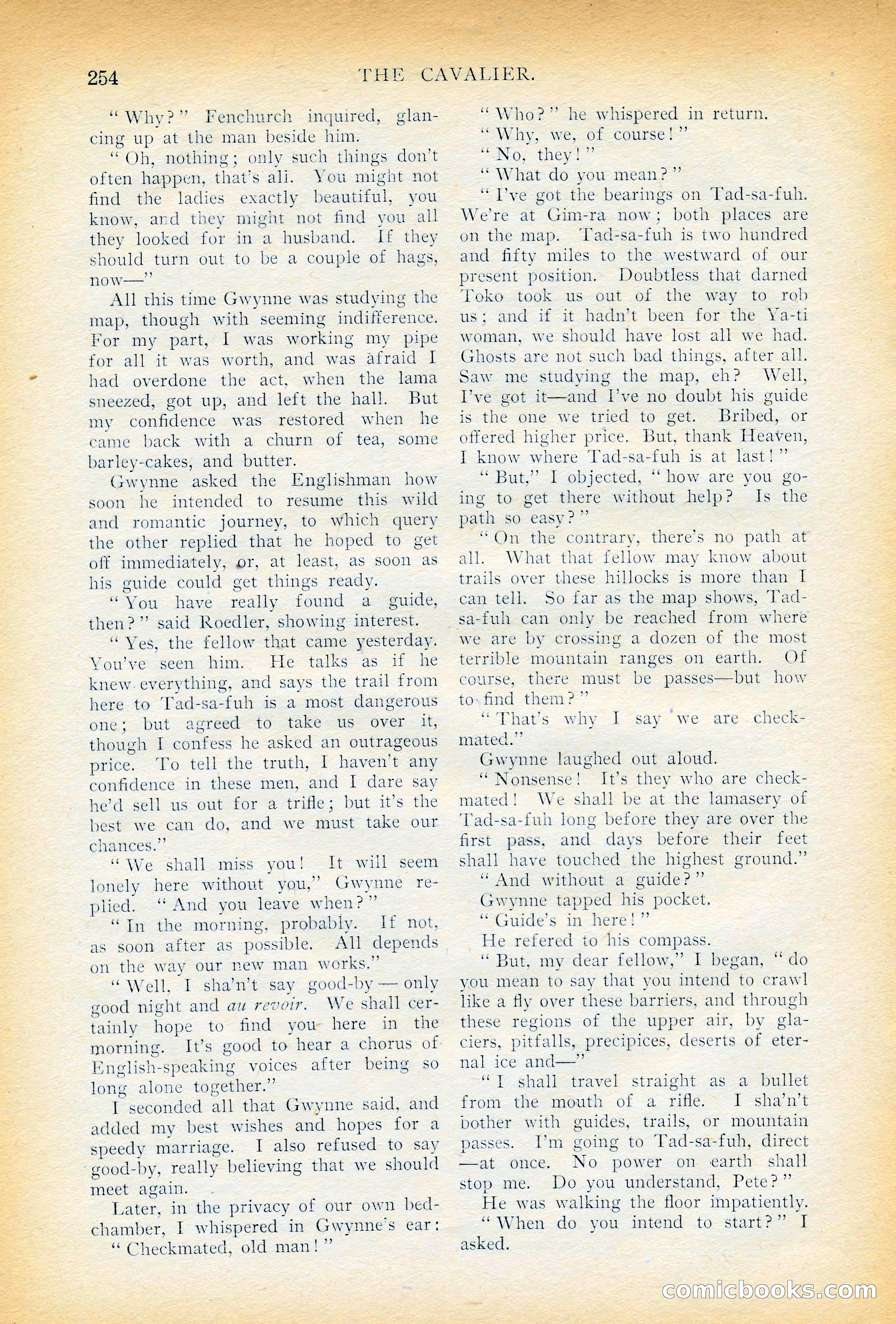 The Cavalier, November 1909 — page 64 of 209