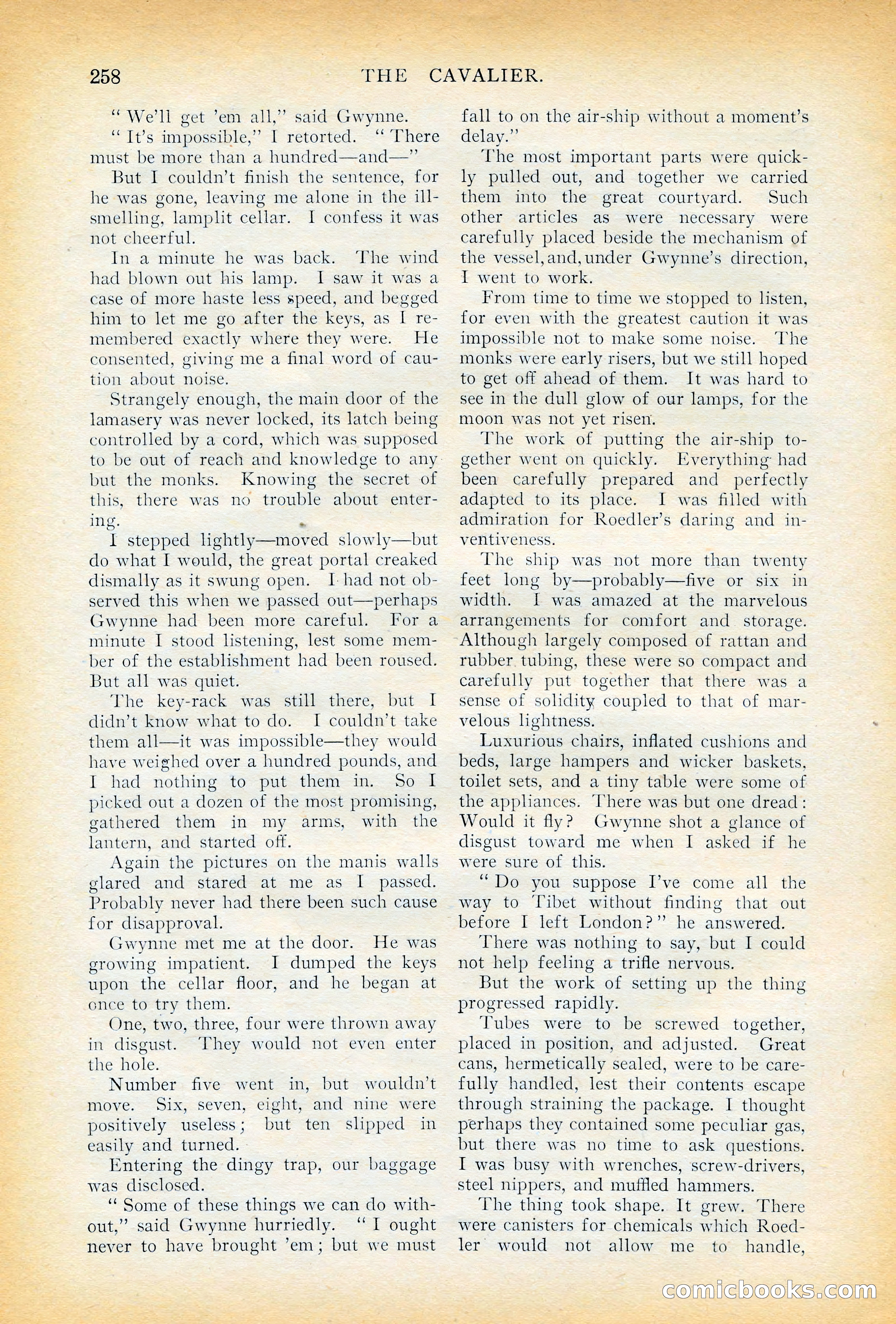 The Cavalier, November 1909 — page 68 of 209