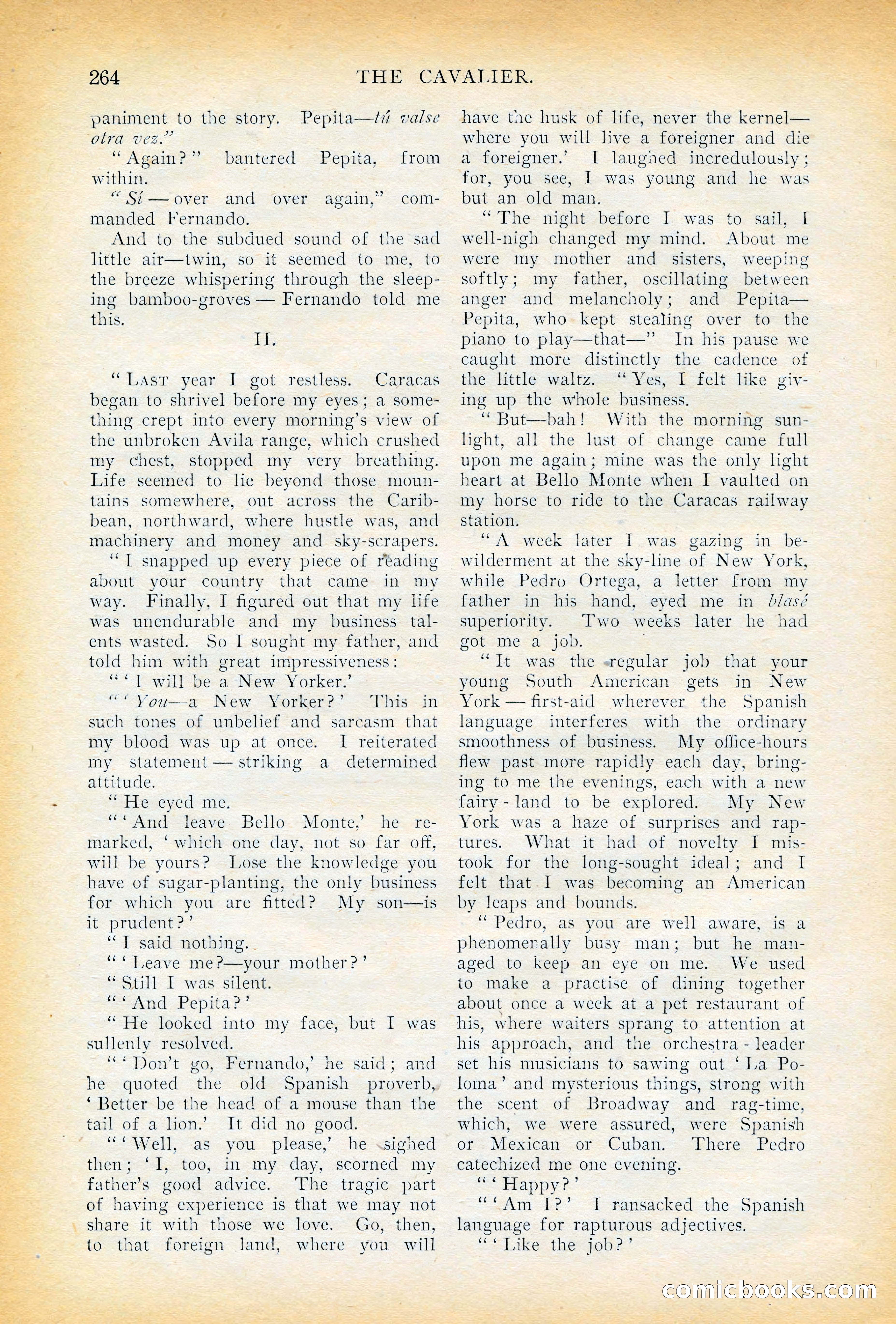 The Cavalier, November 1909 — page 74 of 209