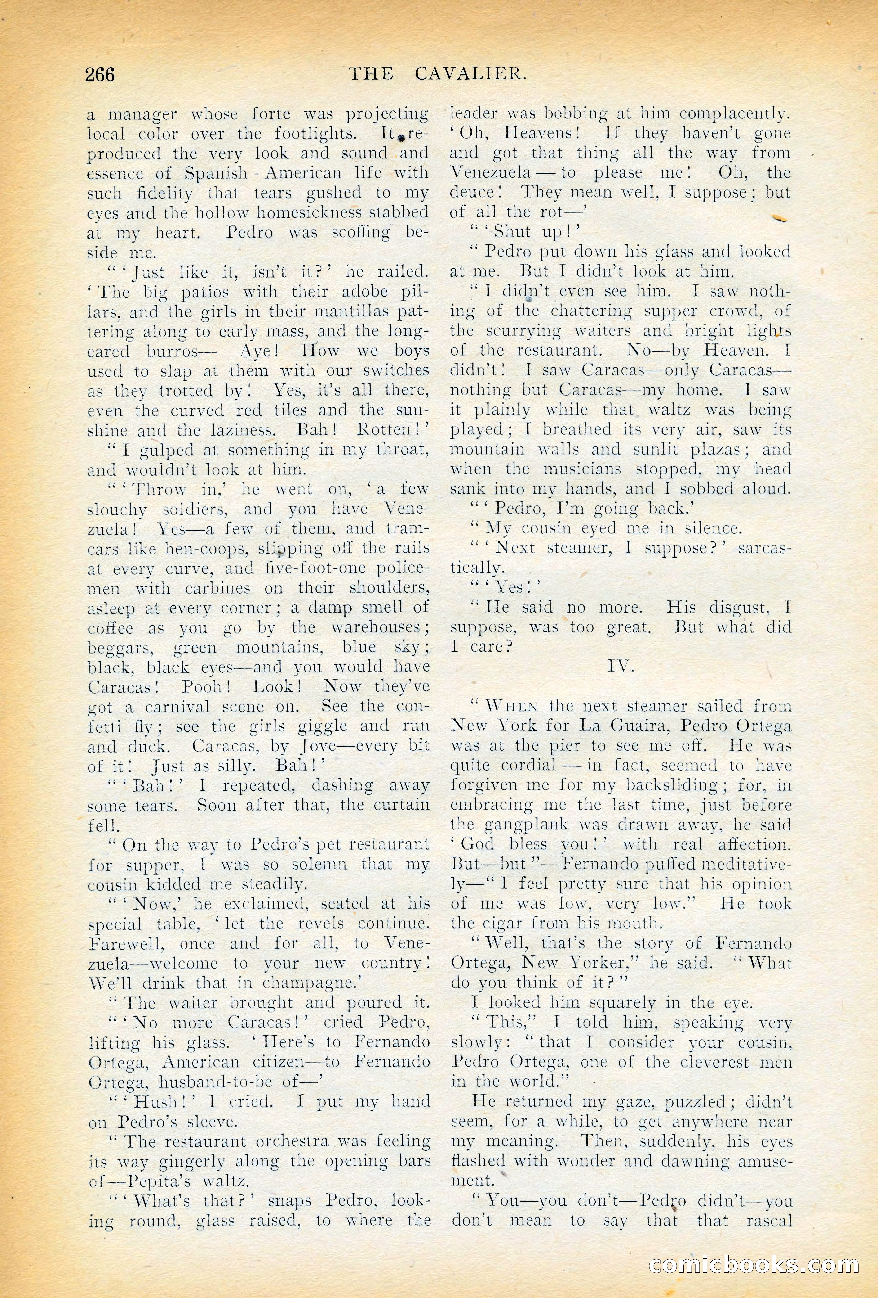 The Cavalier, November 1909 — page 76 of 209