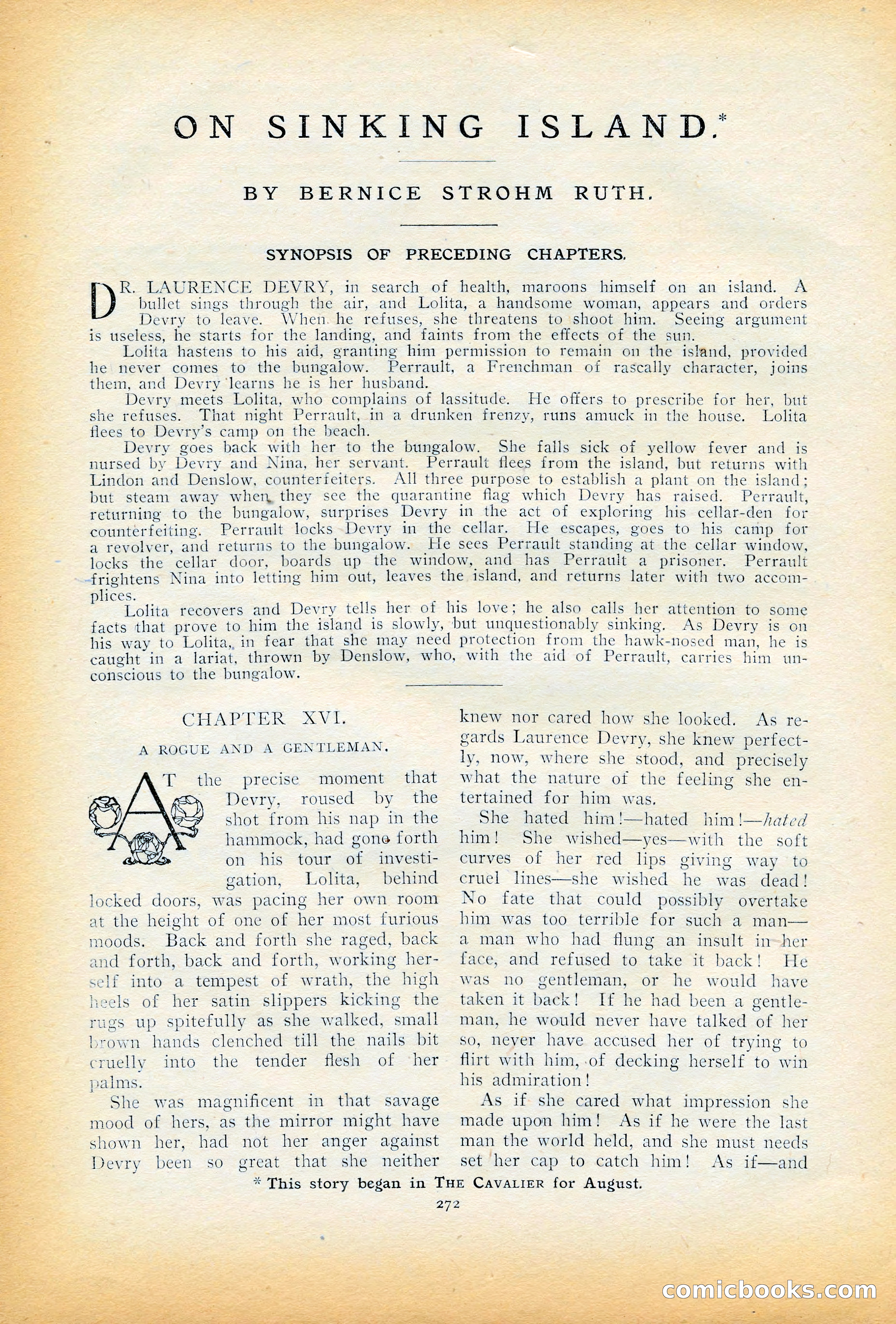 The Cavalier, November 1909 — page 82 of 209