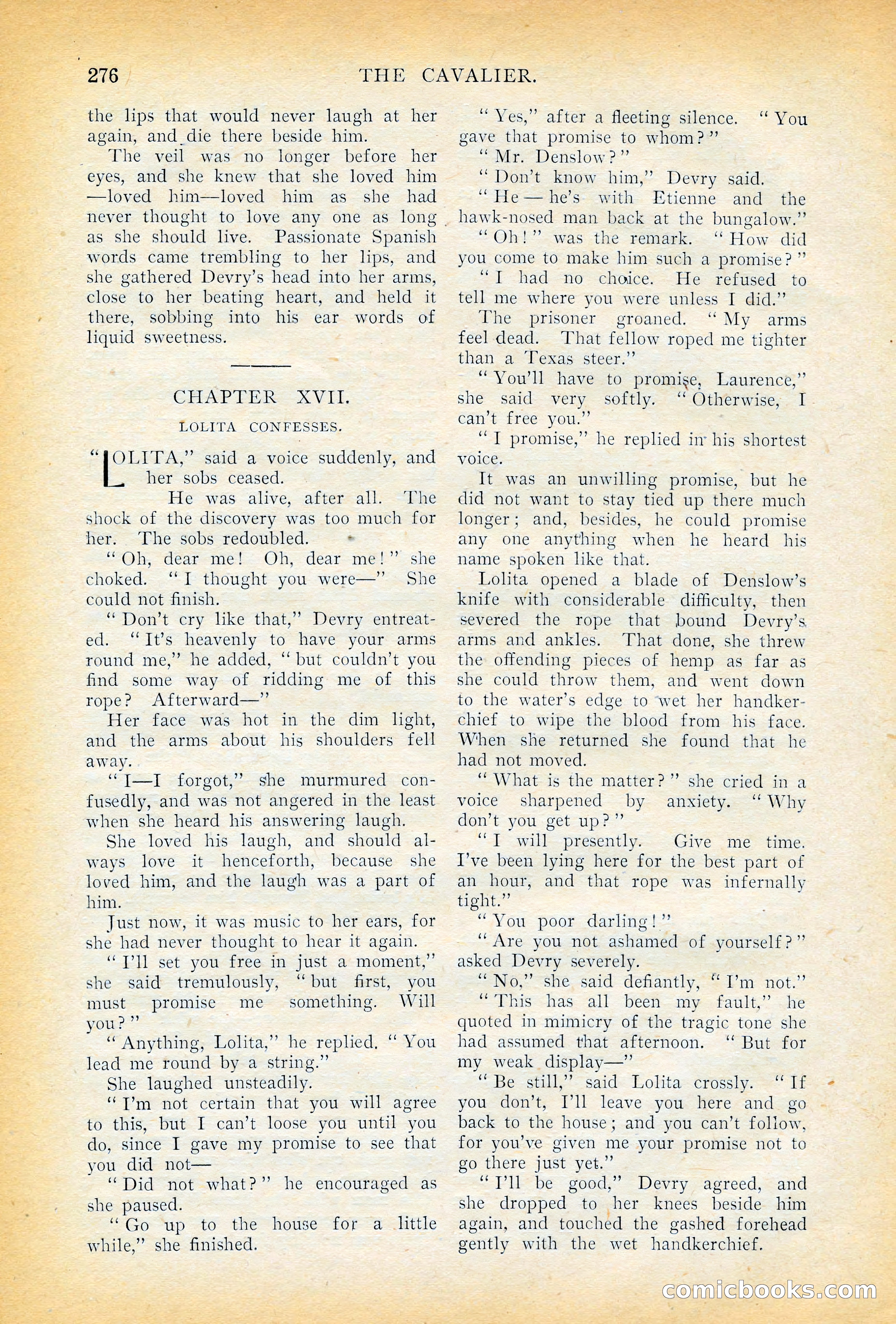 The Cavalier, November 1909 — page 86 of 209