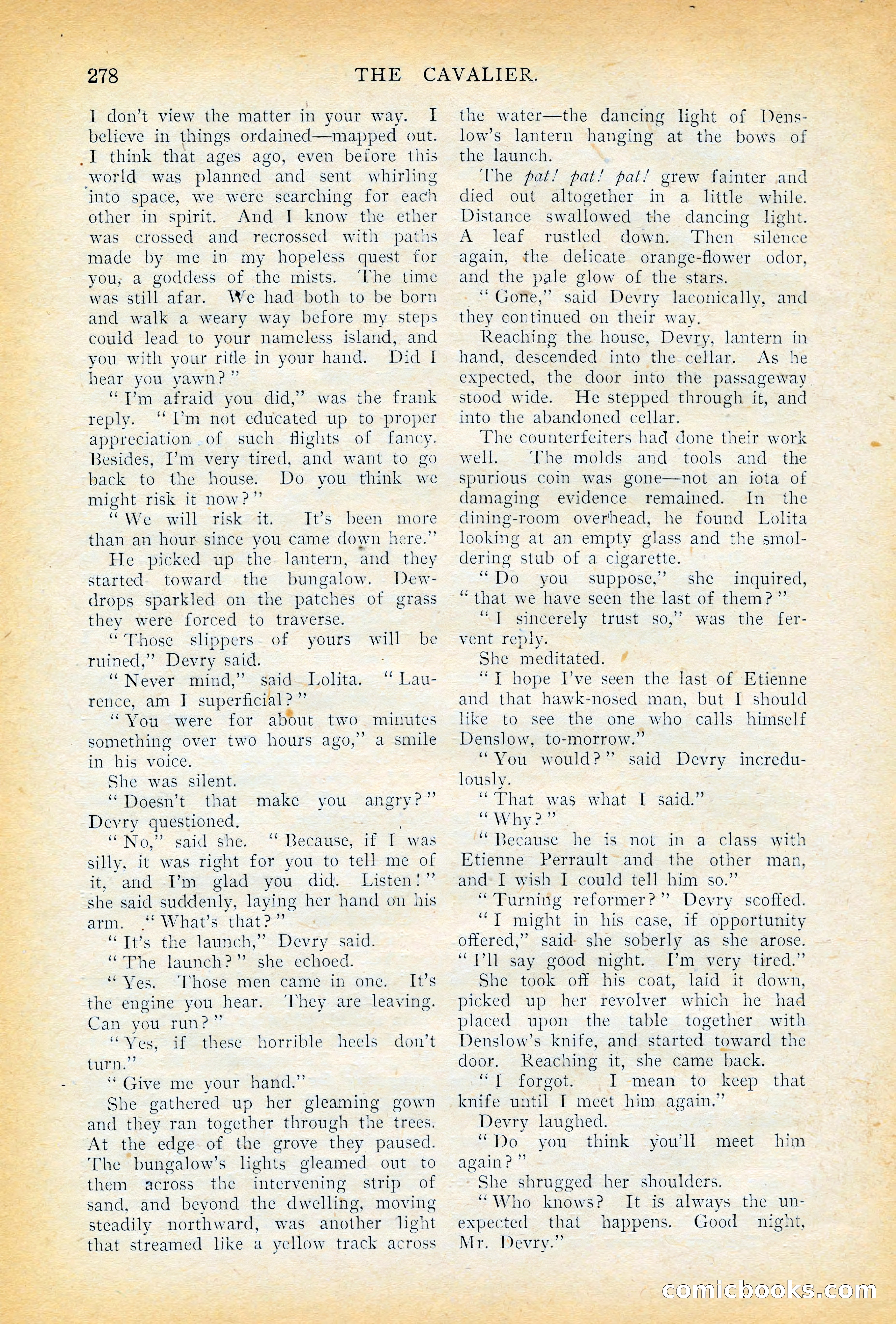 The Cavalier, November 1909 — page 88 of 209