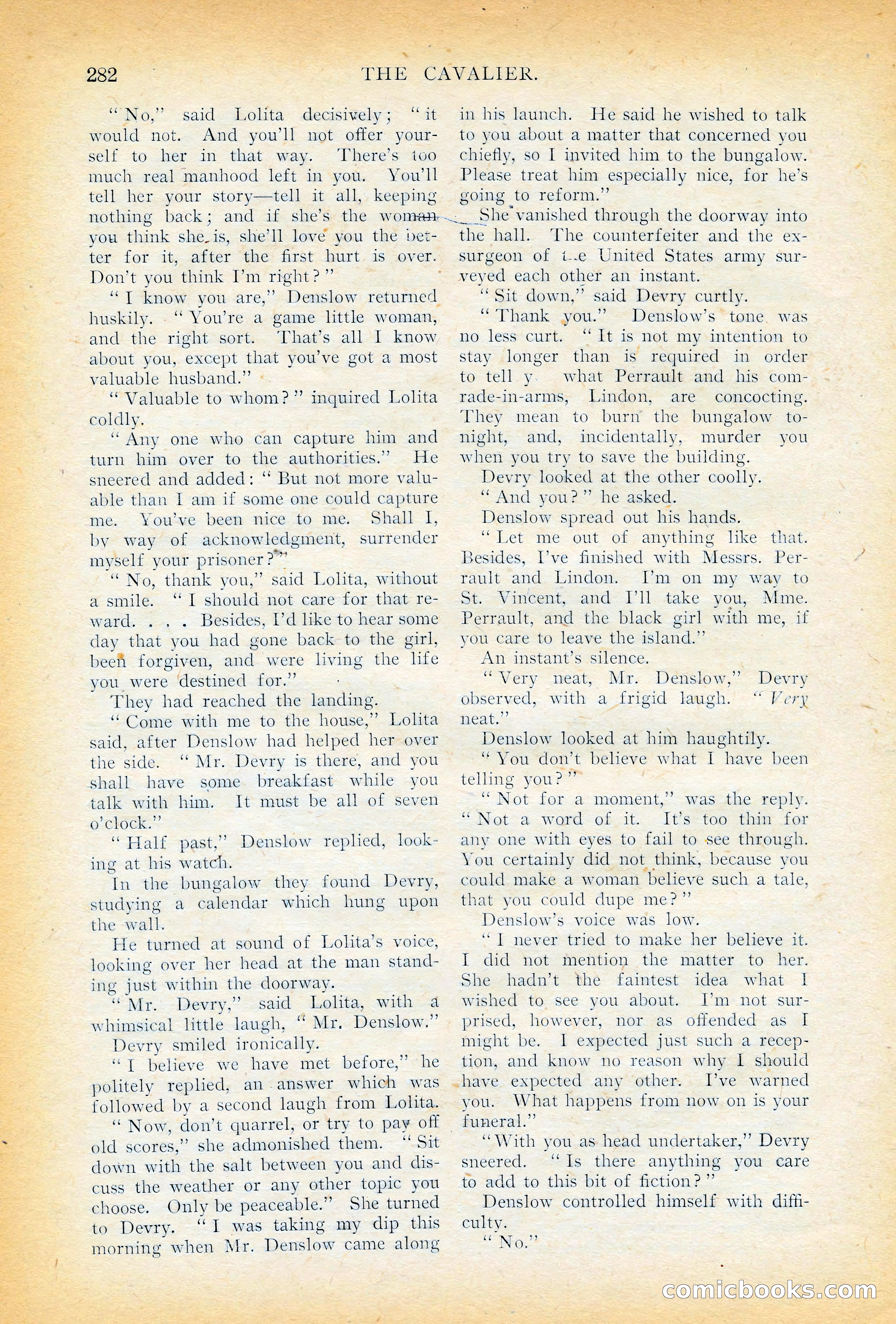 The Cavalier, November 1909 — page 92 of 209