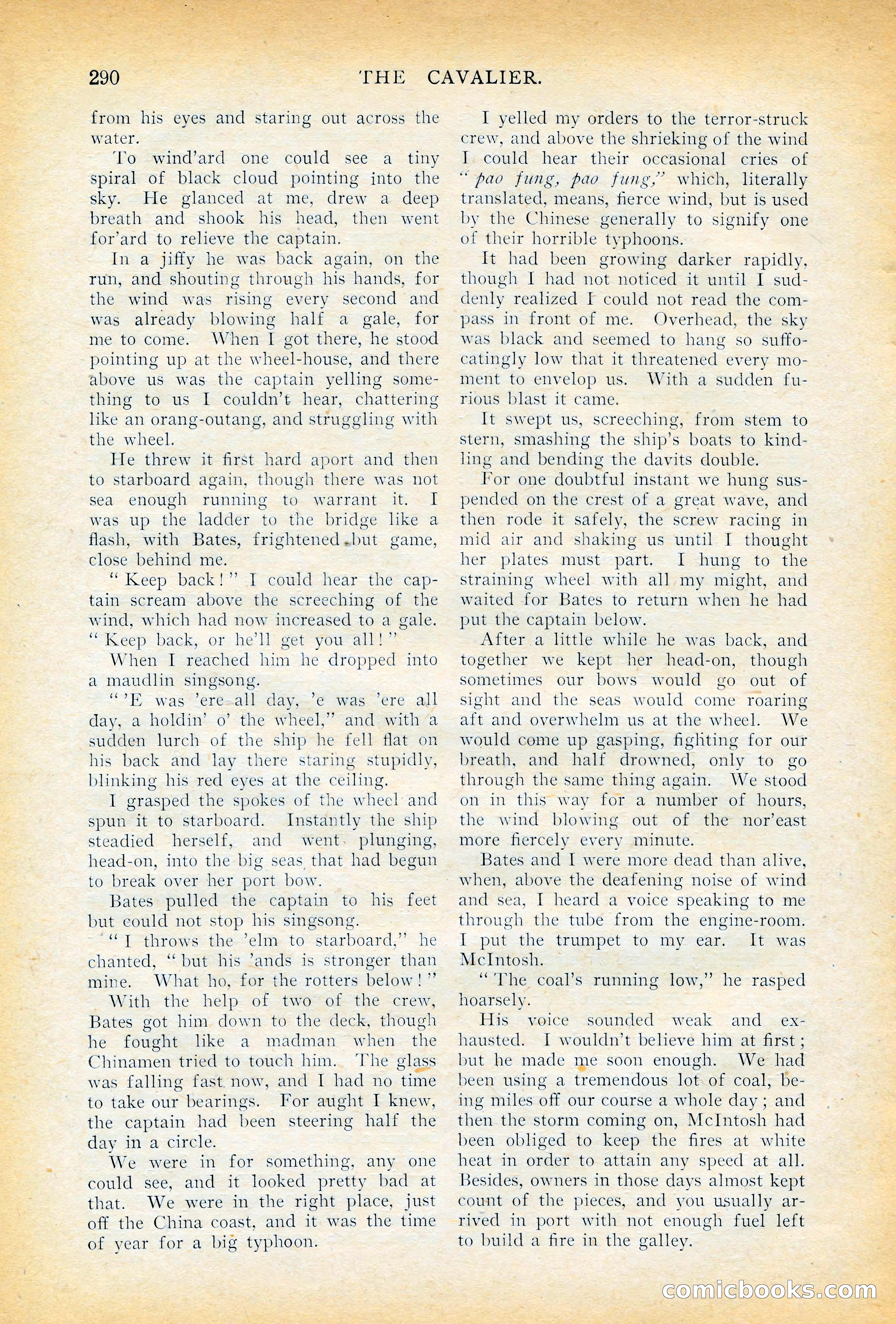 The Cavalier, November 1909 — page 100 of 209
