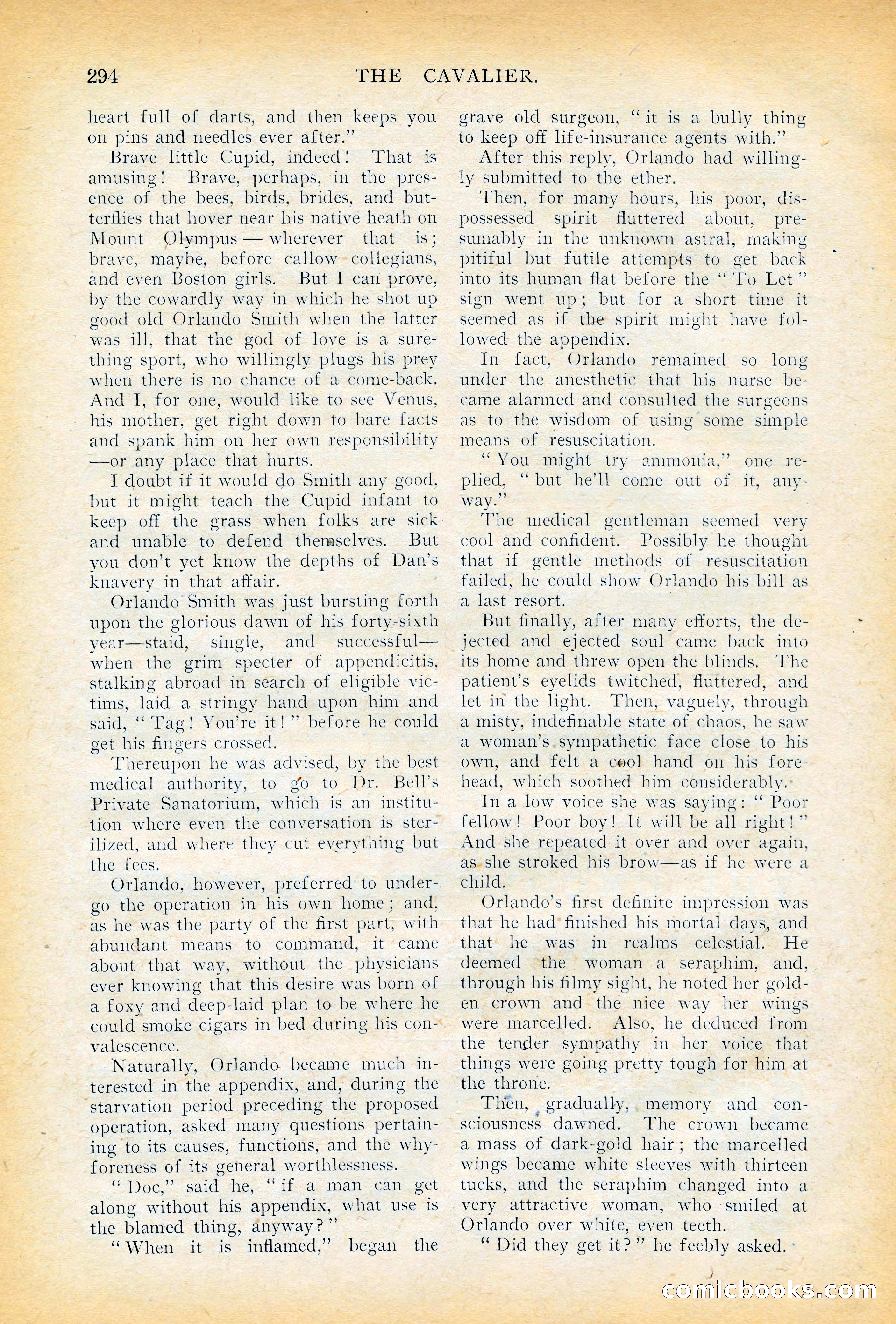 The Cavalier, November 1909 — page 104 of 209