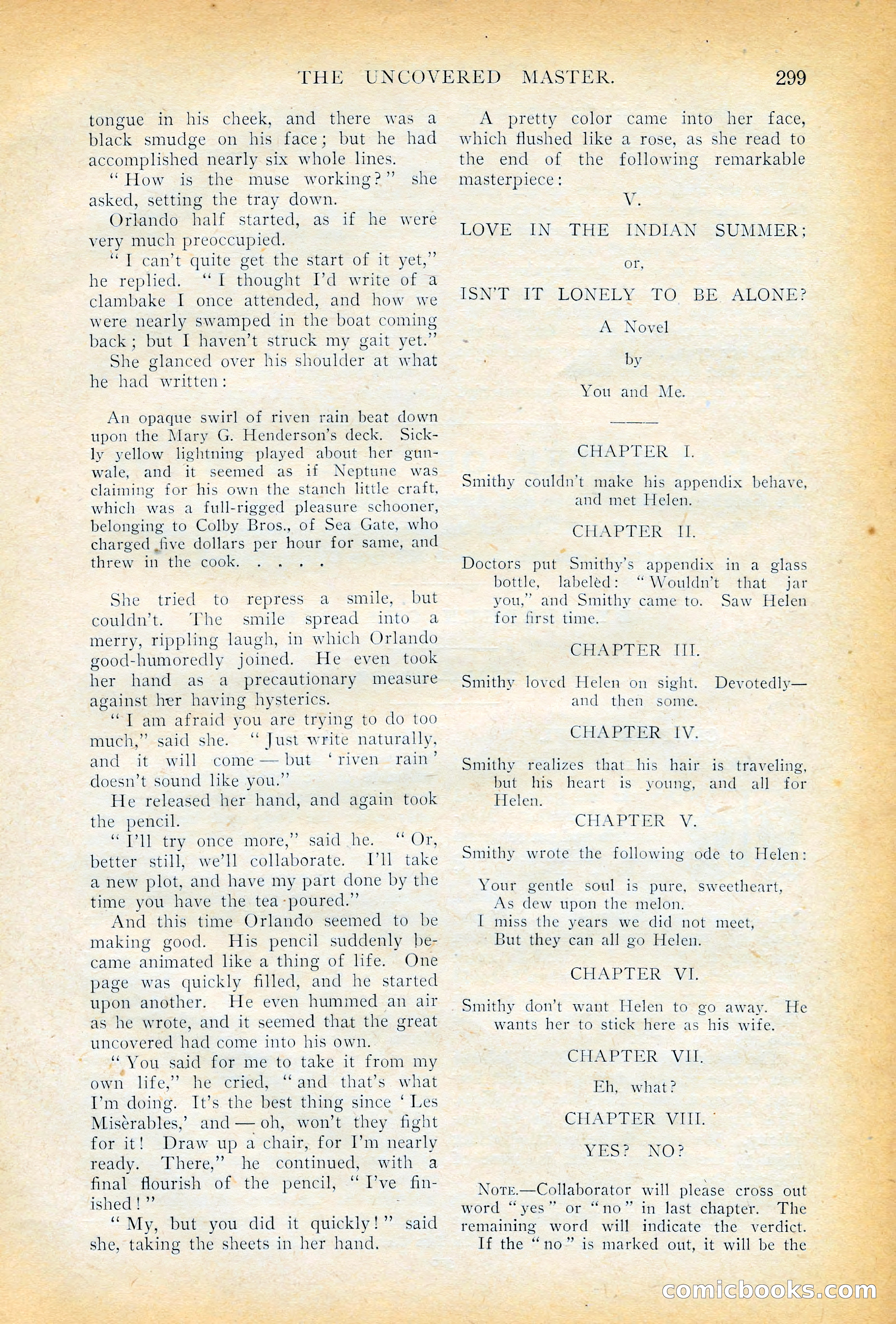 The Cavalier, November 1909 — page 109 of 209
