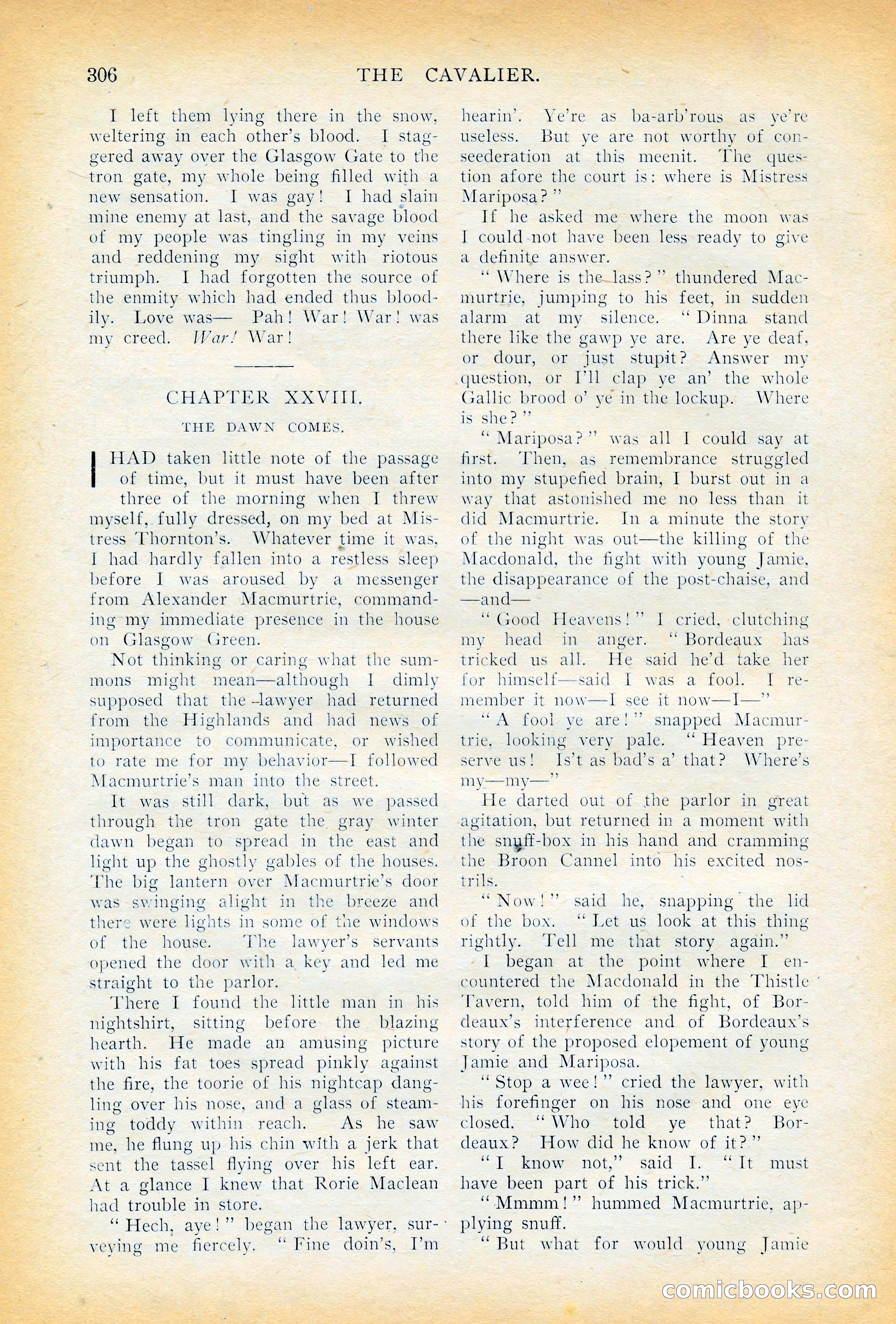 The Cavalier, November 1909 — page 116 of 209