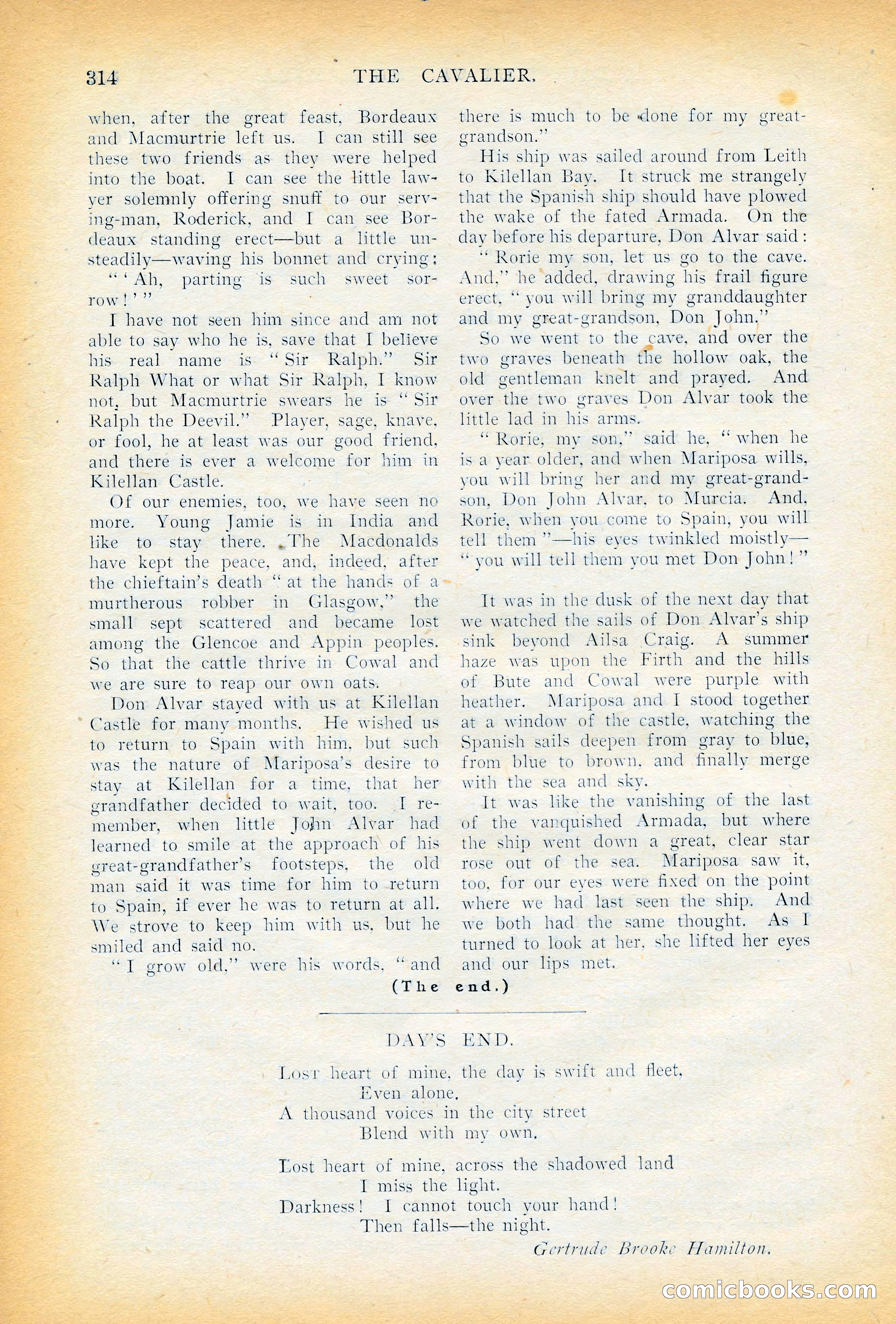 The Cavalier, November 1909 — page 124 of 209